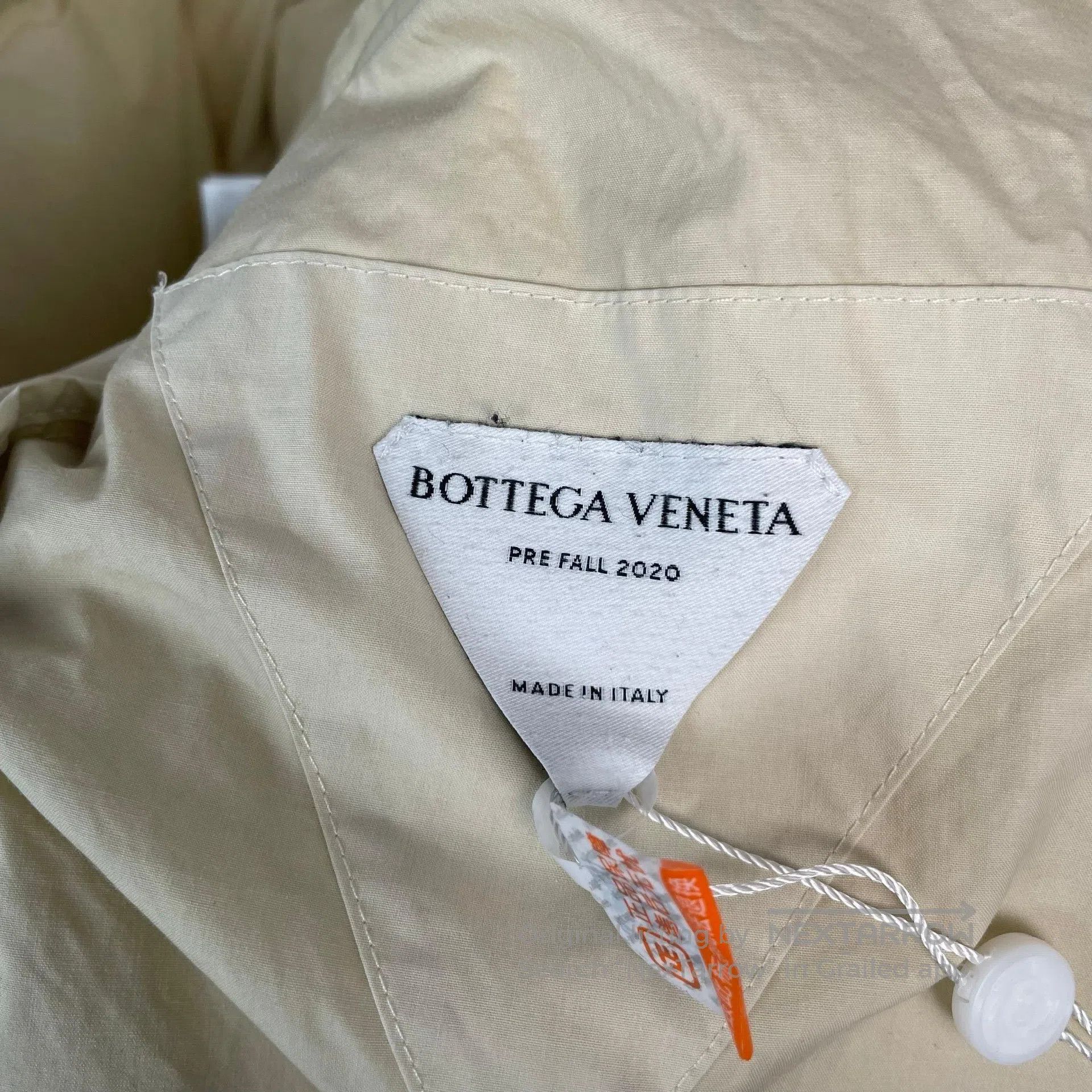Bottega Veneta Bottega Veneta Beige Collar Removable Collar Down Jacket| Size L / US 10 / IT 46 - 5 Thumbnail