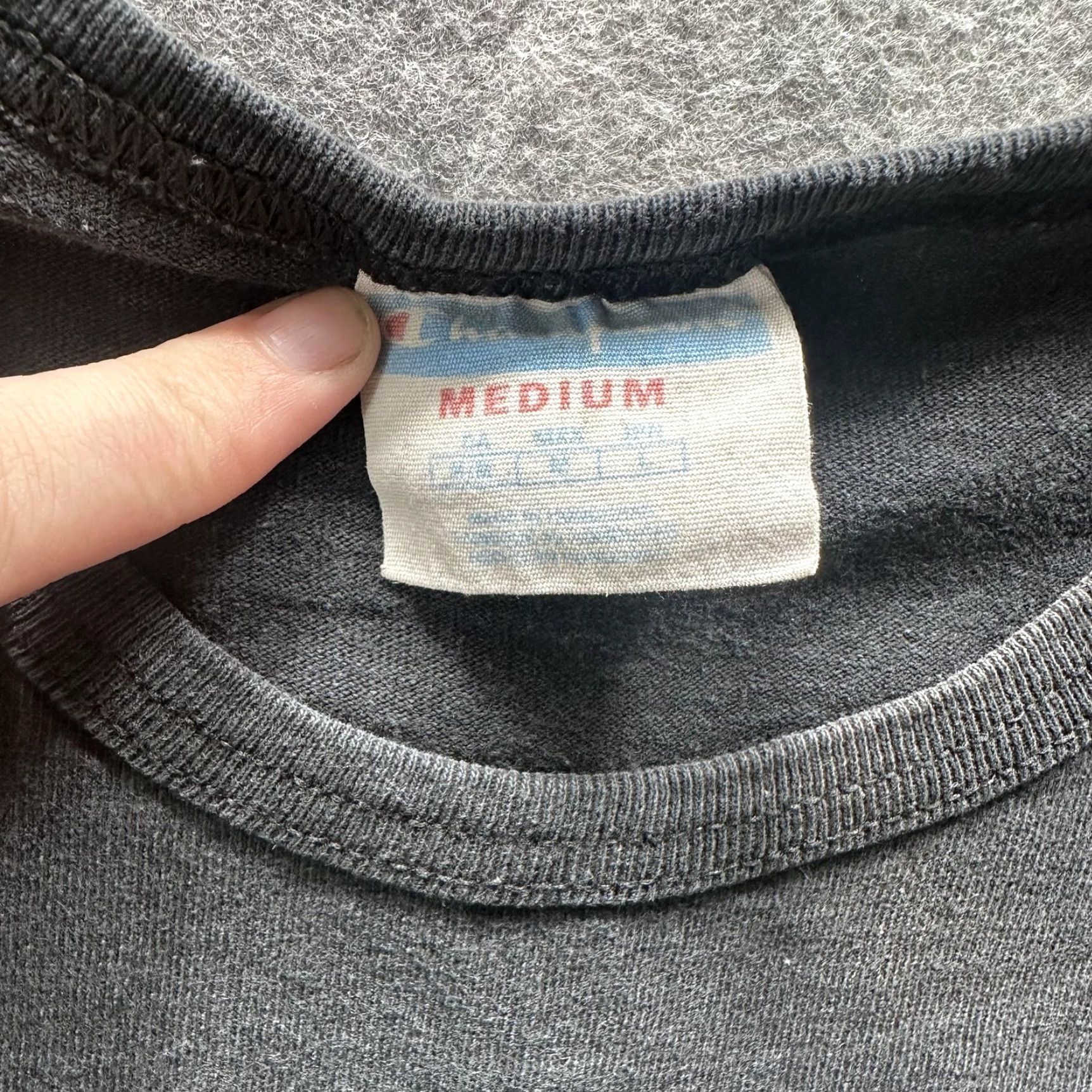 Champion VINTAGE Champion Shirt Mens Medium Black C Logo Embroidered Athletic Tee 90s Size US M / EU 48-50 / 2 - 5 Thumbnail