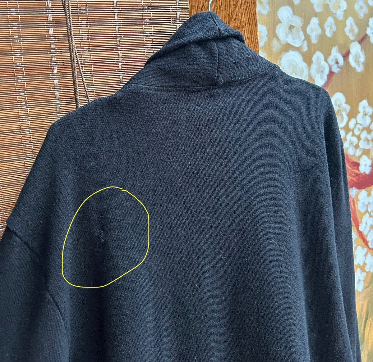 Damir Doma × Silent By Damir Doma Damir Doma Silent Black Heavy Jersey Kimono Coat Much Worn Size US L / EU 52-54 / 3 - 12 Thumbnail