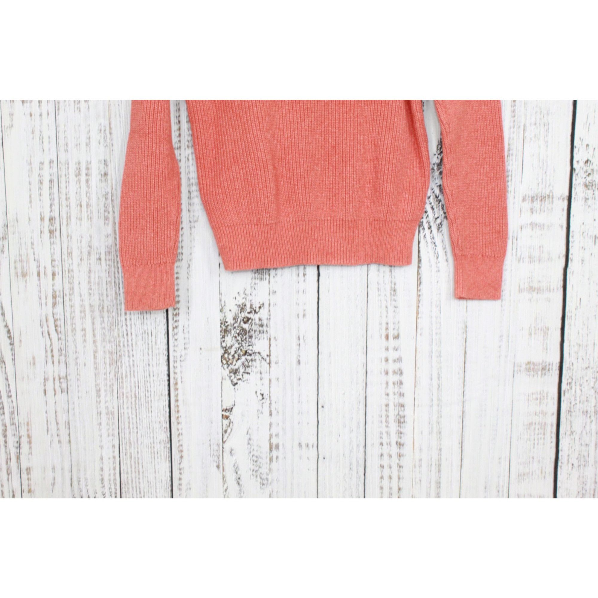 L.L. Bean LL Bean Ribbed Stretch Crewneck Pullover Sweater Orange Size US S / EU 44-46 / 1 - 7 Thumbnail