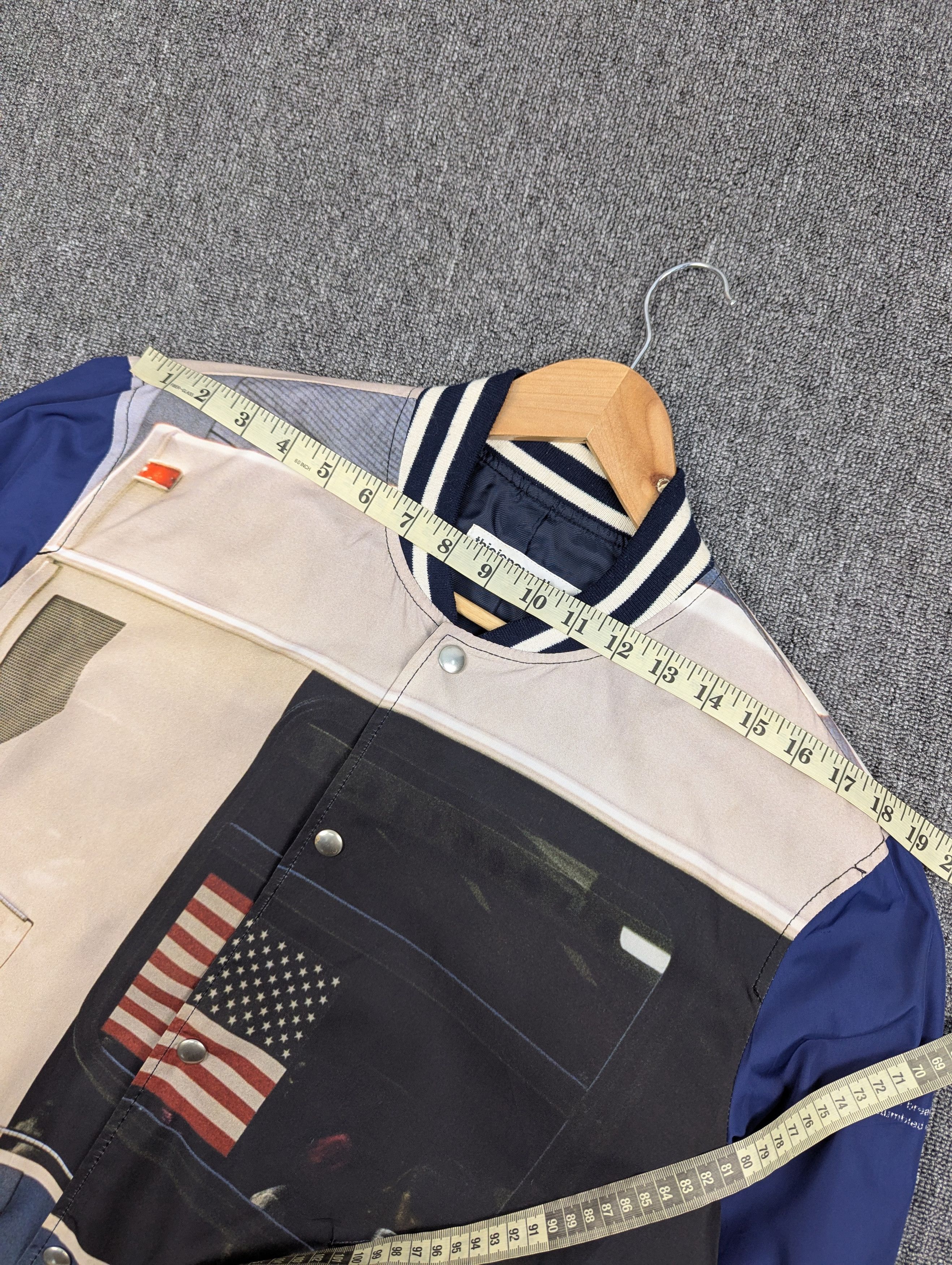 thisisneverthat Thisisneverthat Photo Print Varsity Button Jacket Size US L / EU 52-54 / 3 - 16 Thumbnail