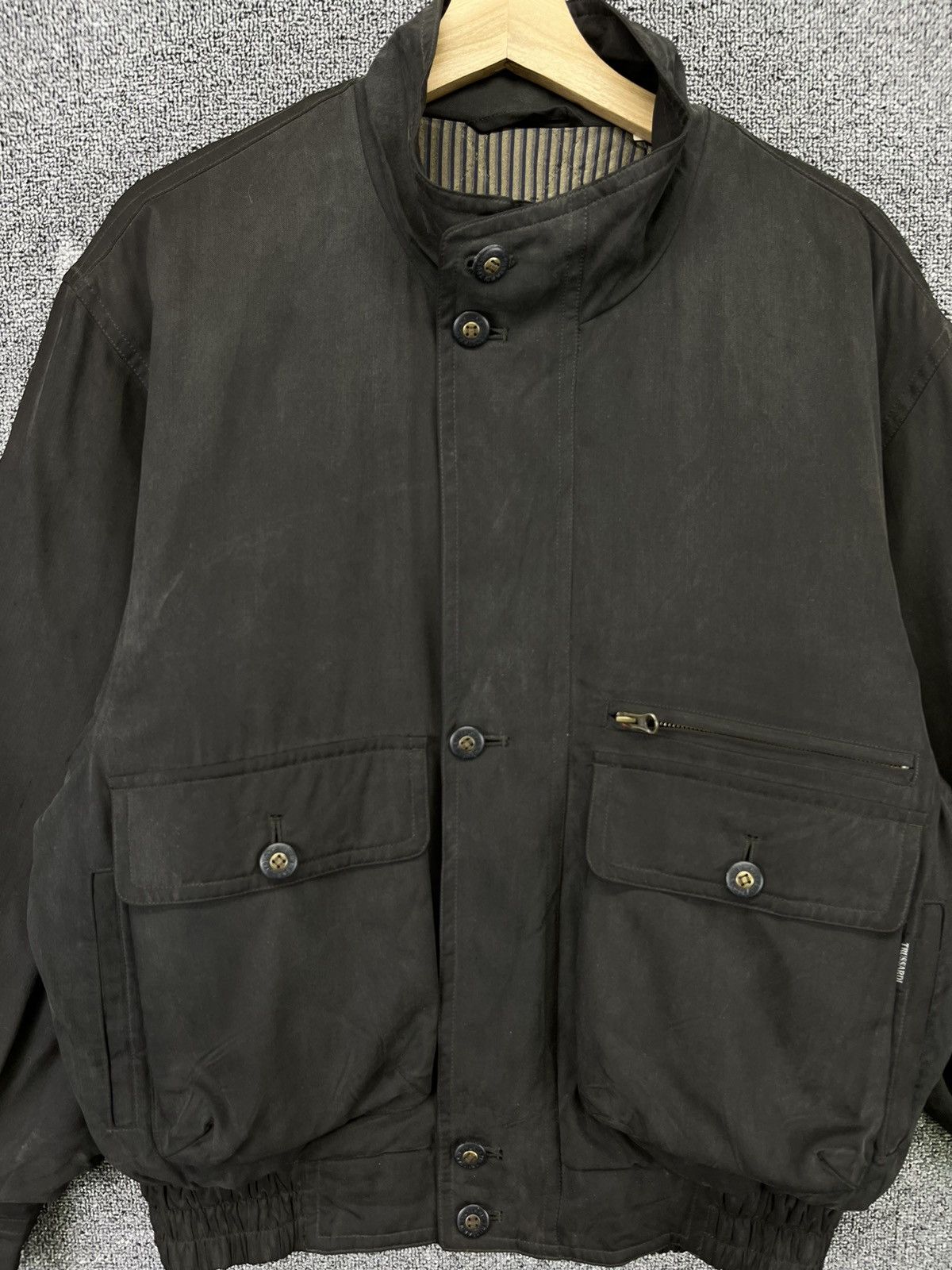Trussardi × Vintage Vintage Trussardi Luxury Bomber Style Jacket Size US M / EU 48-50 / 2 - 5 Thumbnail