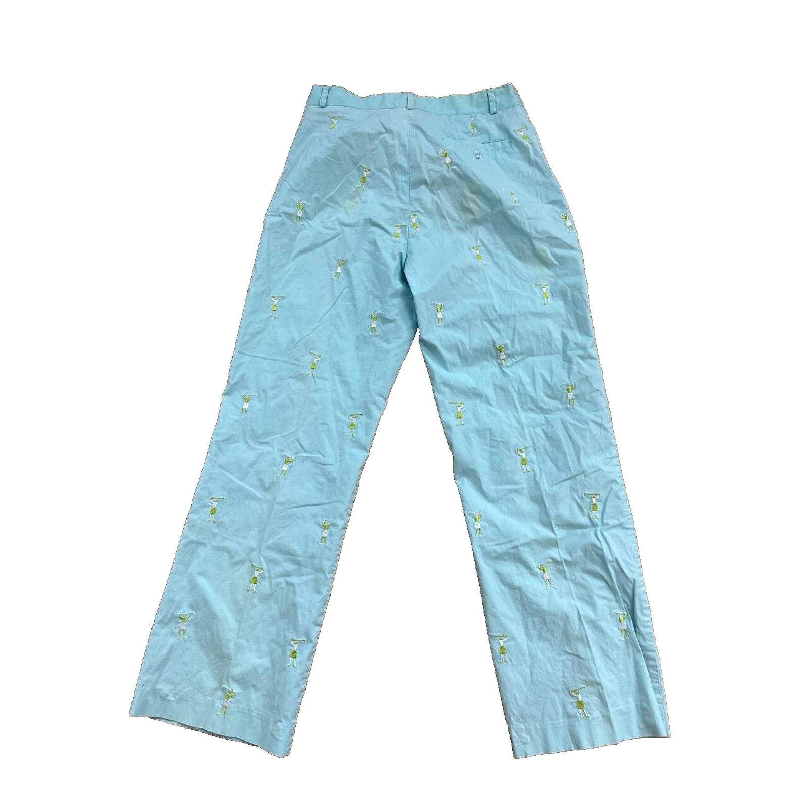 Lilly Pulitzer Lilly Pulitzer Pants Size Golfe Blue Beach 8 A000897 Size 36" / US 14 / IT 50 - 10 Thumbnail