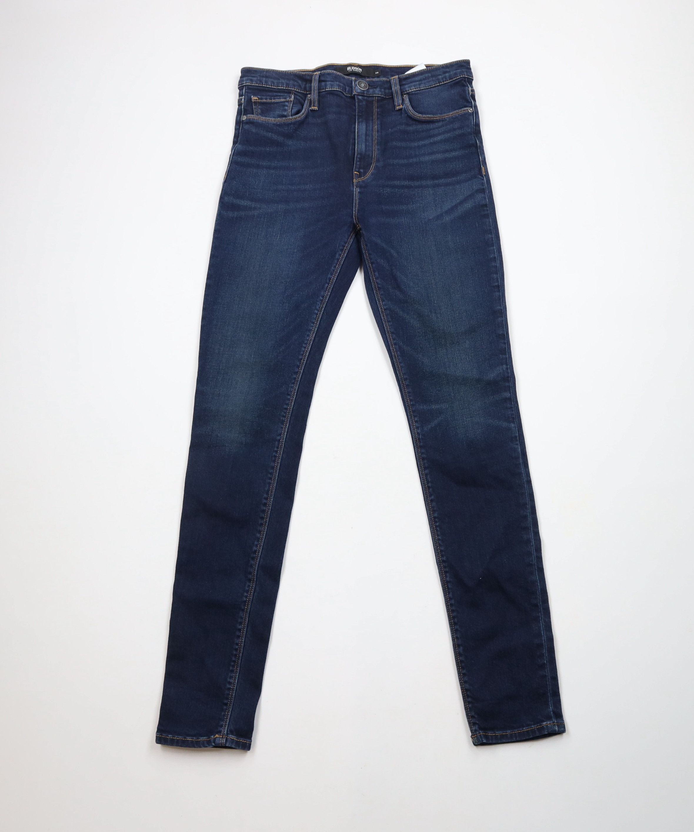 Hudson × Vintage Hudson Jeans Stretch Barbara Super Skinny Denim Jeans Blue Size 28" / US 6 / IT 42 - 1 Thumbnail