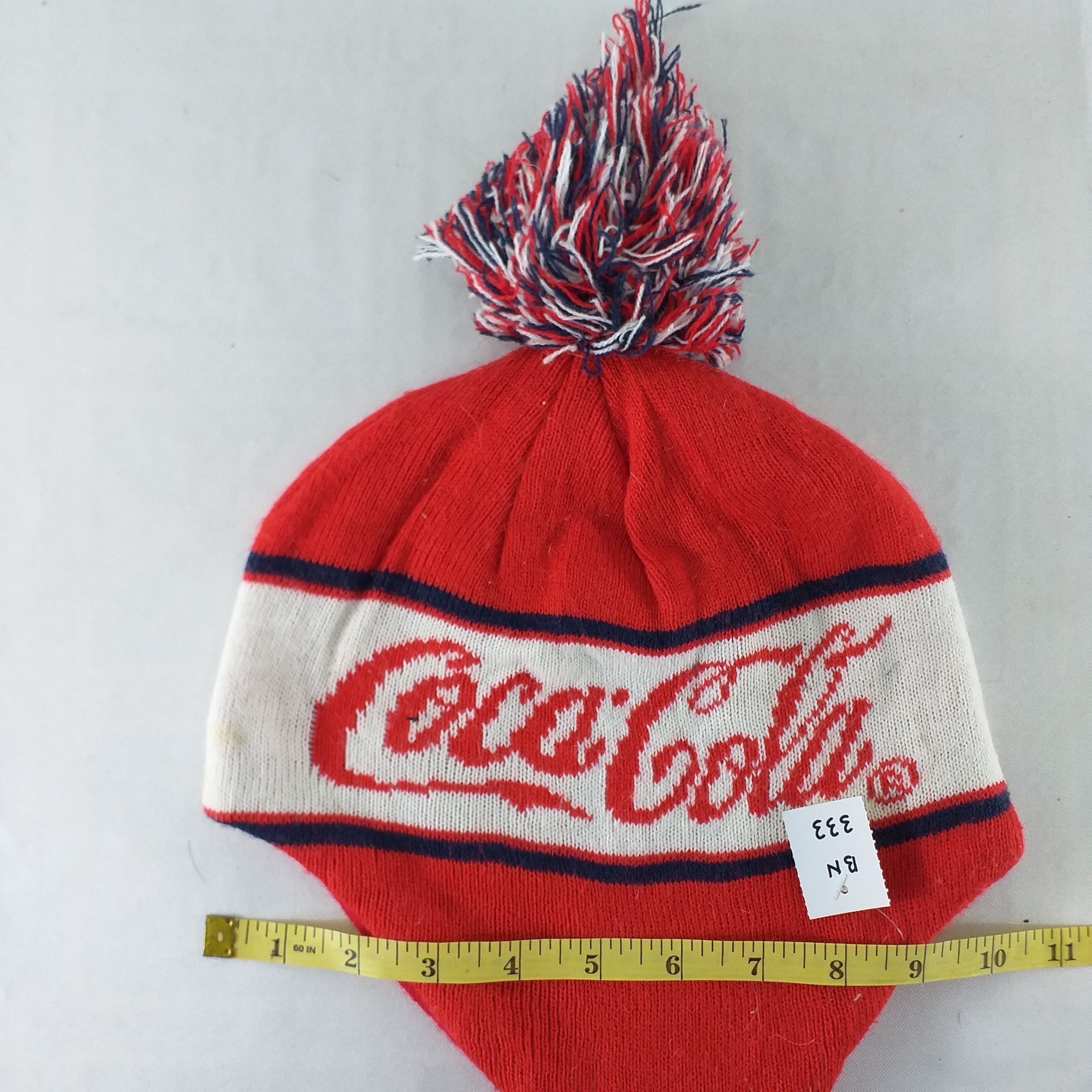 Japanese Brand Coca Cola Snow Cap Hat Beanie -BN333 Size ONE SIZE - 3 Thumbnail
