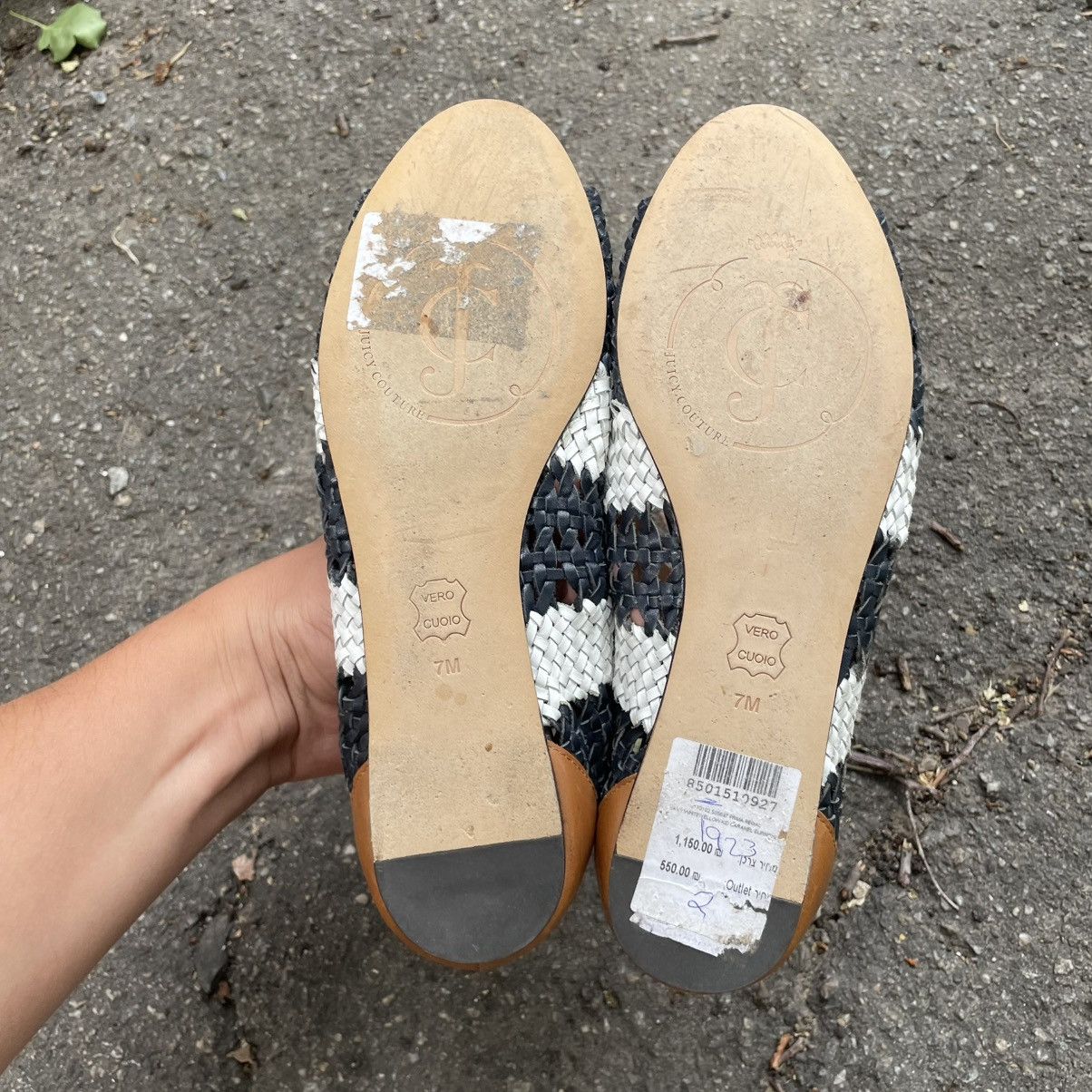 Juicy Couture Juice couture slippers VEGAN slip on sandals BALLET shoes Size US 7 / IT 37 - 2 Thumbnail