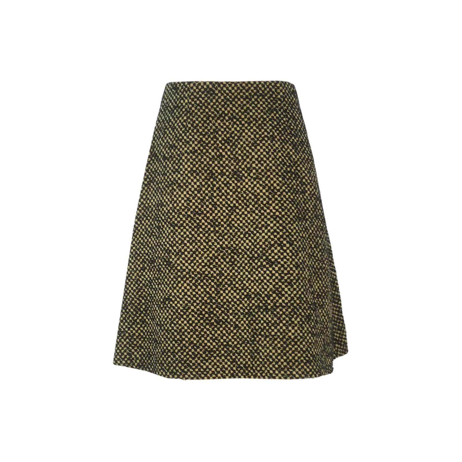 Prada Elegant Wool Blend Flared Skirt by Prada Size 22" - 1 Thumbnail