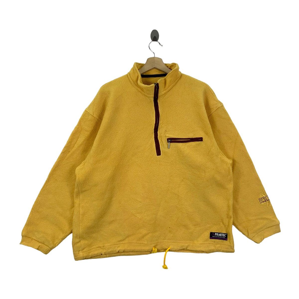 Polartec × Vintage Vintage POLARTEC Outdoor Fleece Half Zipper Long Sleeve Size US L / EU 52-54 / 3 - 1 Thumbnail
