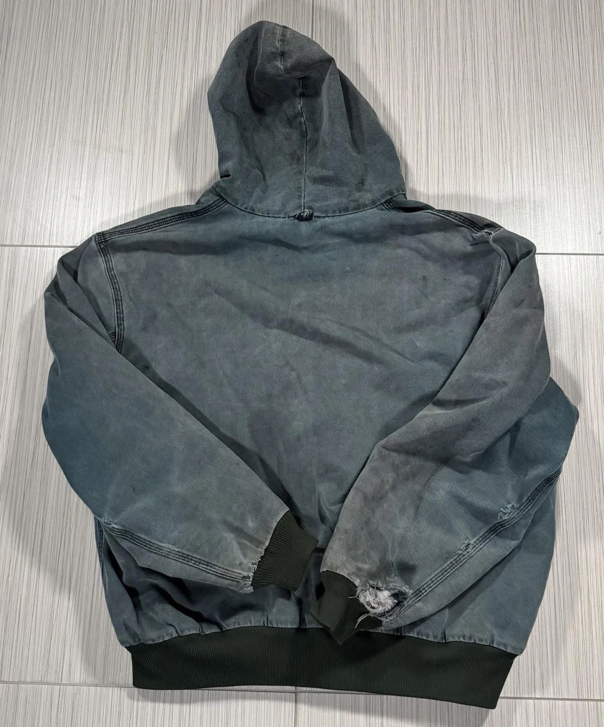 Carhartt Vintage Carhartt Green Hooded Jacket (Size XXL) Size US XXL / EU 58 / 5 - 4 Thumbnail