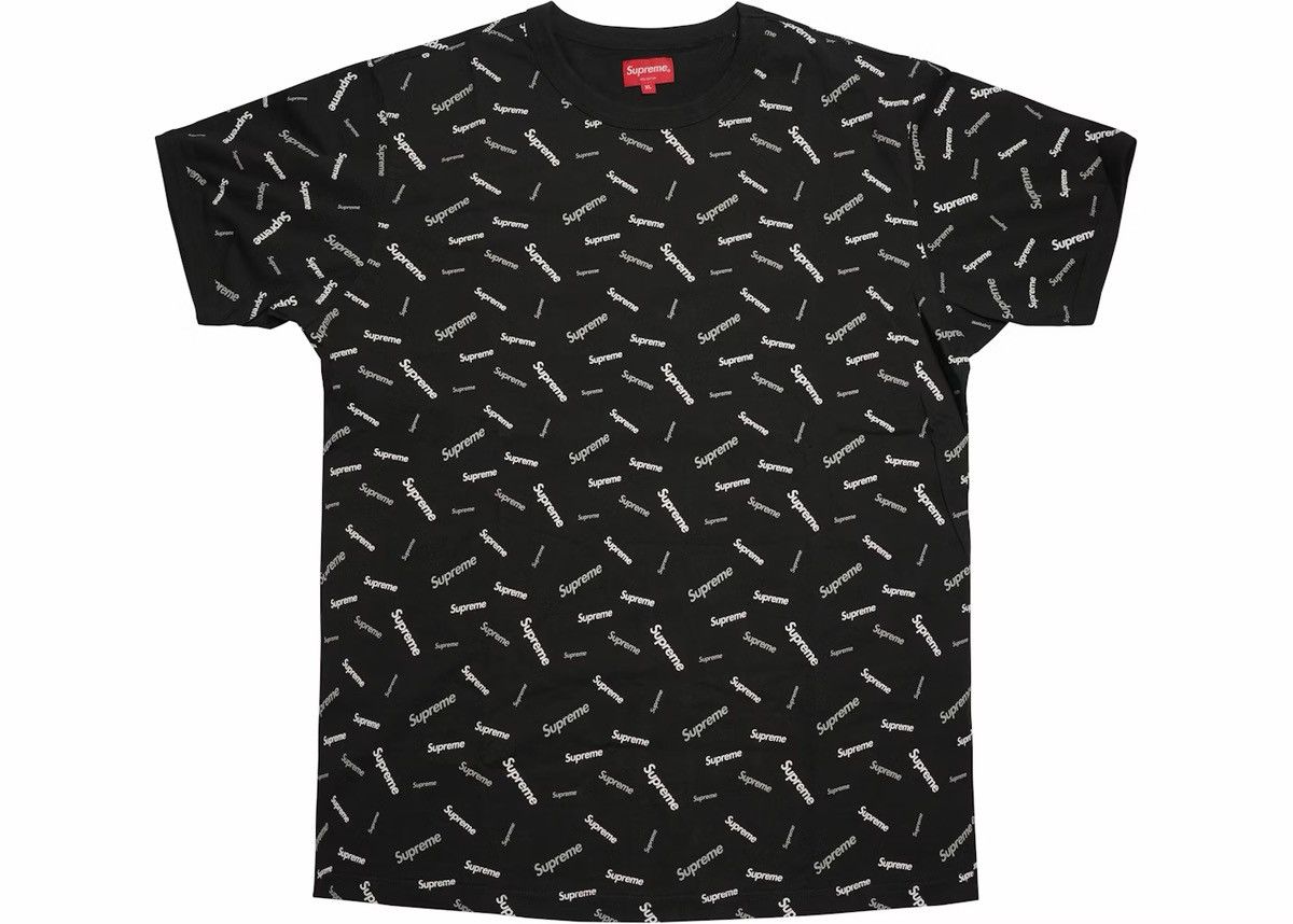 Supreme Supreme Scatter Ringer T-Shirt FW18 Size US XL / EU 56 / 4 - 1 Thumbnail