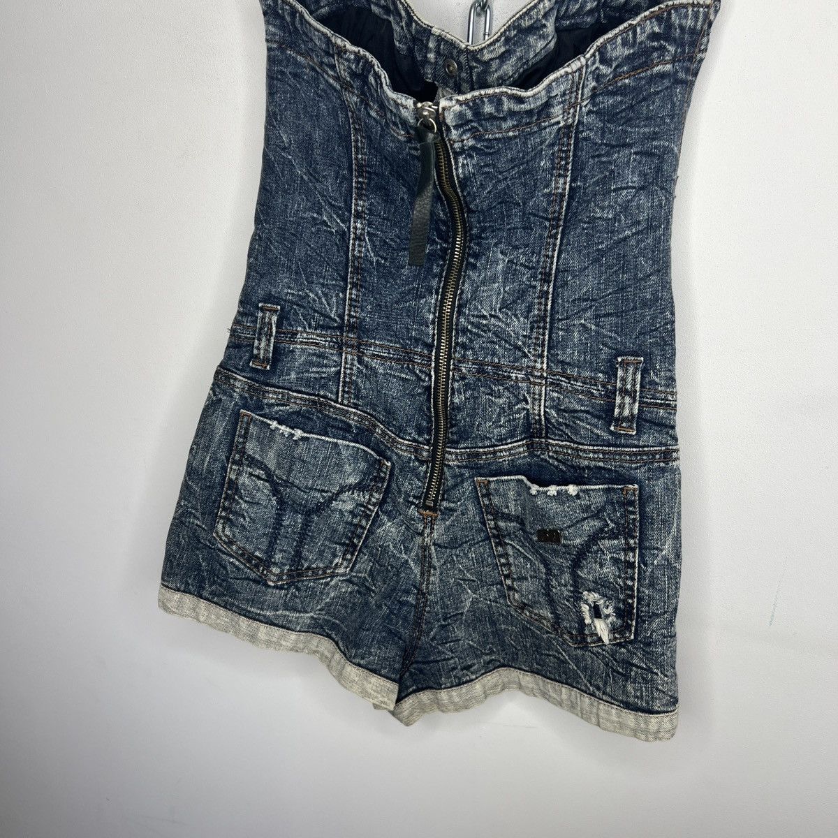 Miss Sixty Vintage Miss Sixty Denim Jumpsuit Playsuit Y2k 00s Size 30" / US 8 / IT 44 - 8 Thumbnail