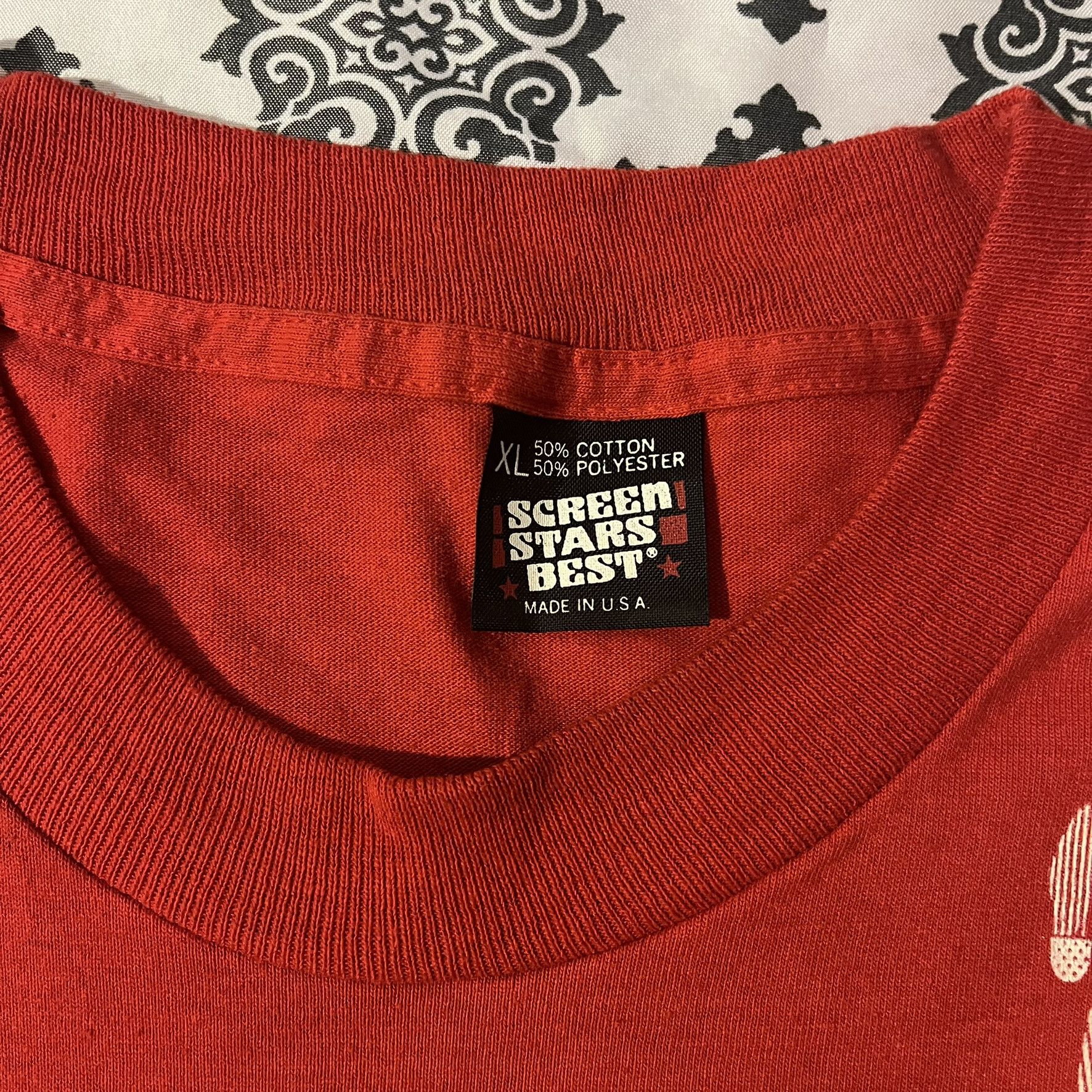 Vintage VTG 80s March of Dimes WalkAmerica Red Single Stitched Tee Size US XL / EU 56 / 4 - 6 Thumbnail