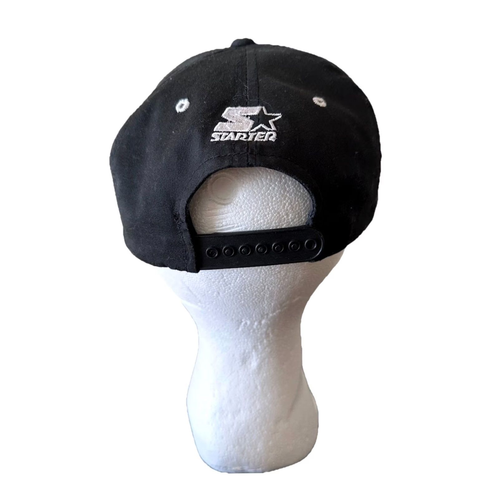 Starter VINTAGE 90s Stanley Cup Champs New Jersey Devils 1995 Cap NHL Starter Hat Men One Size Black White Cap Snapback Hockey Devils 1995 Detailed Vintage Size US M / EU 48-50 / 2 - 4 Thumbnail