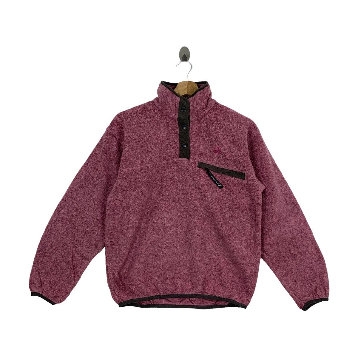 Jack Wolfskin × Vintage Vintage JACK WOLFSKIN Outdoor Fleece Half Button Sweatshirt Size US M / EU 48-50 / 2 - 1 Thumbnail