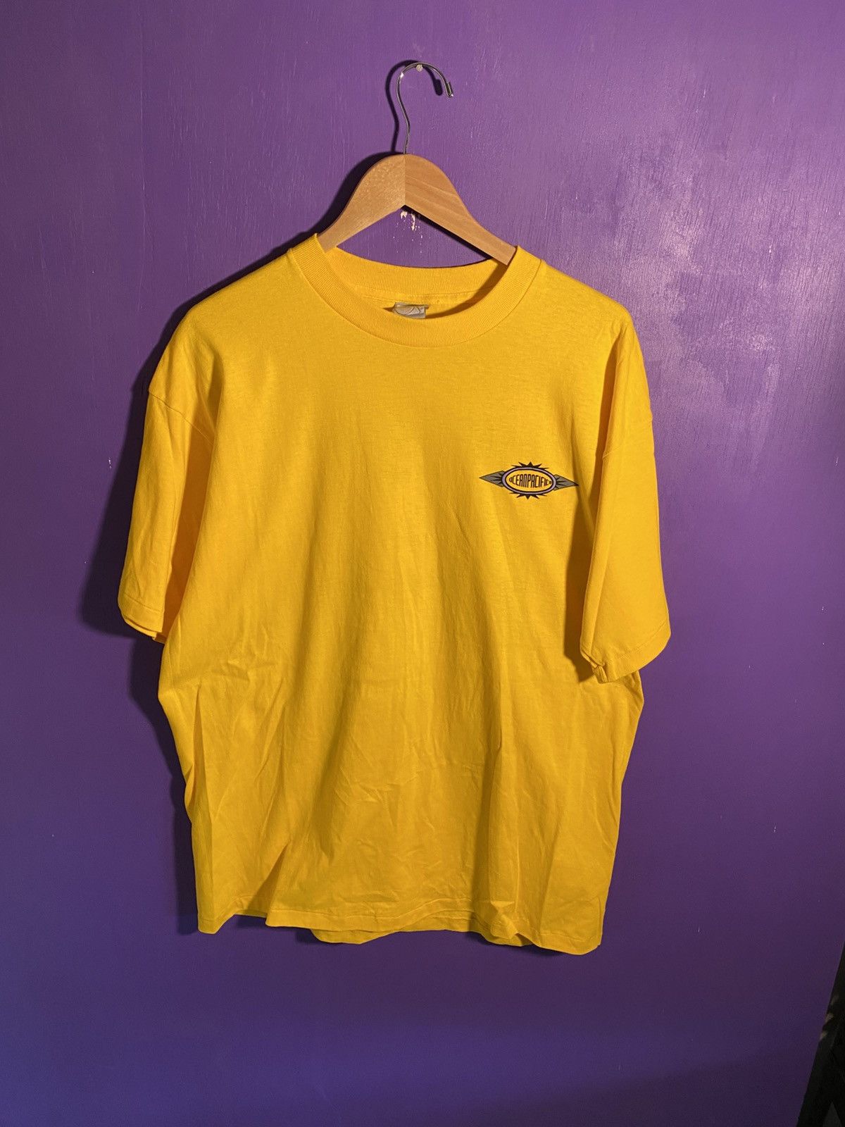 Ocean Pacific × Vintage Vintage 90s Ocean pacific snow board t-shirt Size US XL / EU 56 / 4 - 1 Thumbnail