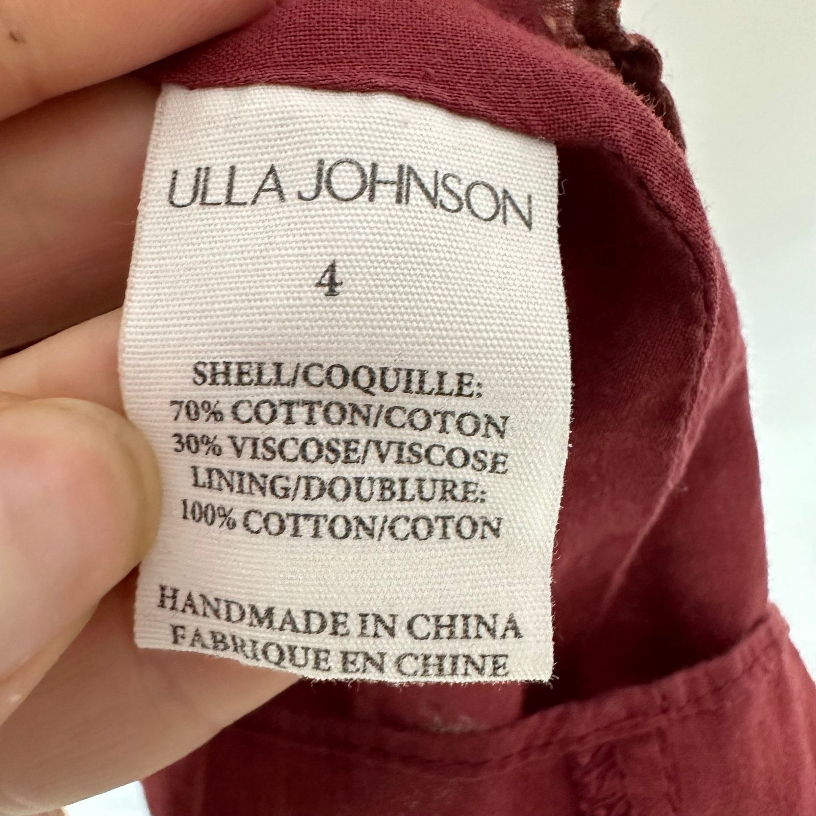 Ulla Johnson Ulla Johnson Juniper Puff Sleeve Dress Size S / US 4 / IT 40 - 4 Thumbnail