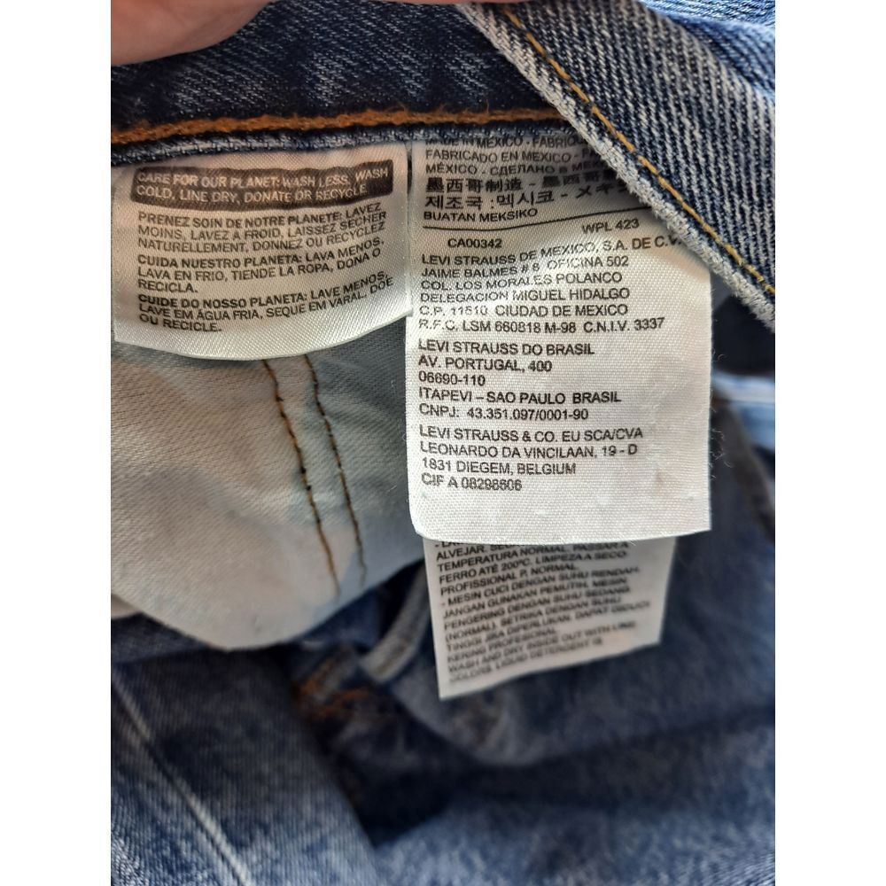 Levi's Levi's 501 Classic Straight Leg Button Fly Denim Jeans Vinta Size US 38 / EU 54 - 4 Thumbnail