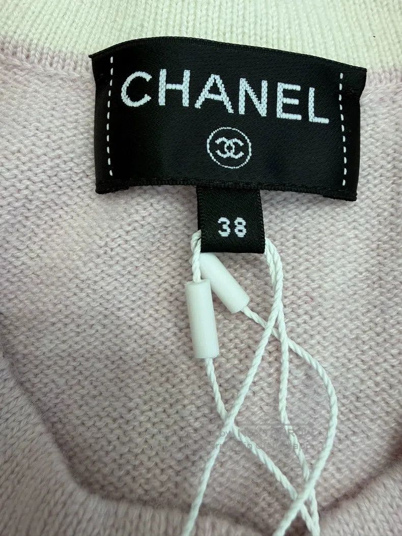 Chanel Chanel Pink cashmere strap knitted cardigan coat Size XS / US 0-2 / IT 36-38 - 5 Thumbnail