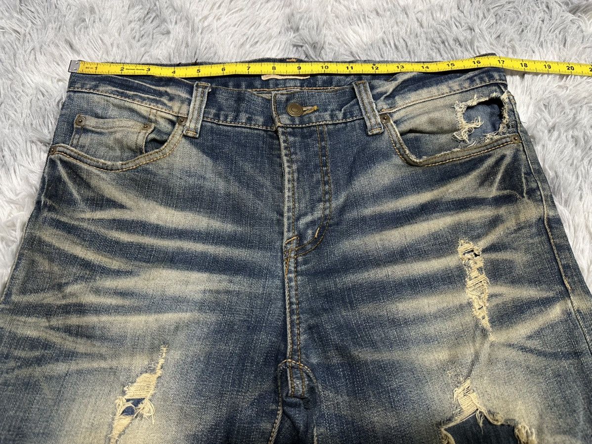 GOA 🔥Y2K Archived Goa Mud Wash Zipper Flared Denim Distressed Size US 34 / EU 50 - 21 Thumbnail