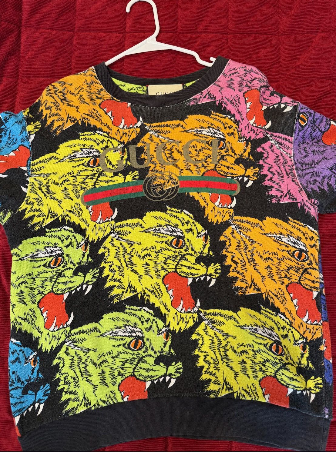 Gucci Gucci Panther Face Knit Sweater multicolor wool GG Size US S / EU 44-46 / 1 - 3 Thumbnail