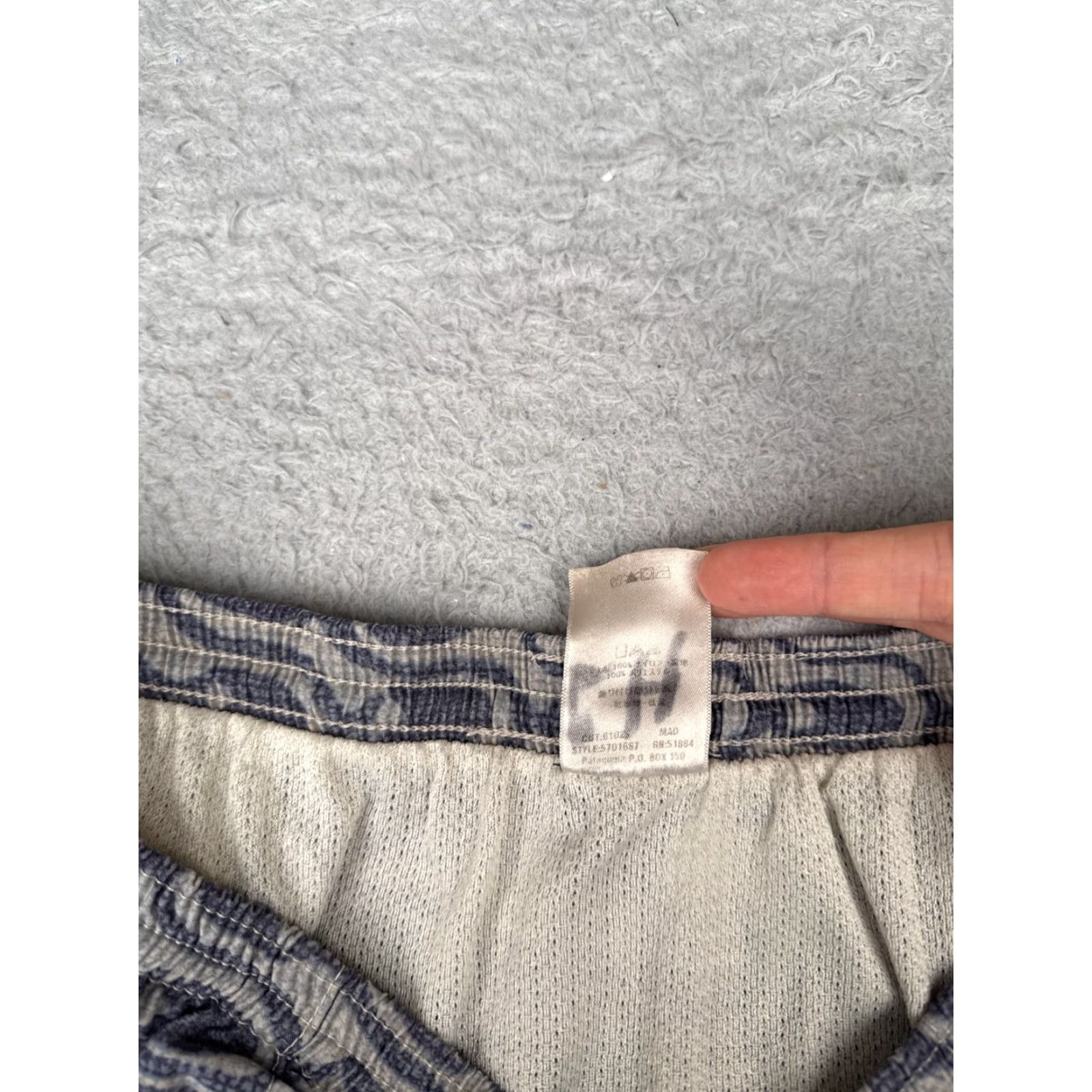 Patagonia Patagonia Shorts Men XL Blue 5" Inseam Cotton Nylon Lined Drawstring Waist 100% Nylon Gym Run 5" Vintage No? Size US 36 / EU 52 - 7 Thumbnail
