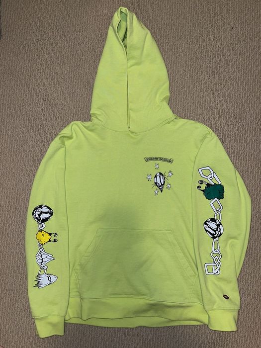 Chrome Hearts Chrome Hearts Matty Boy Lime Green Hoodie | Grailed