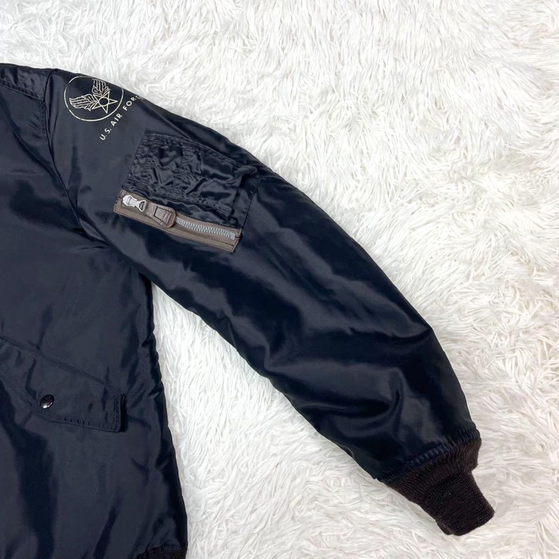 Buzz Rickson's Buzz Rickson's MA-1 Jacket William Gibson x Buzz Rickson's Black 38 Jacket Size US XXS / EU 40 - 4 Thumbnail