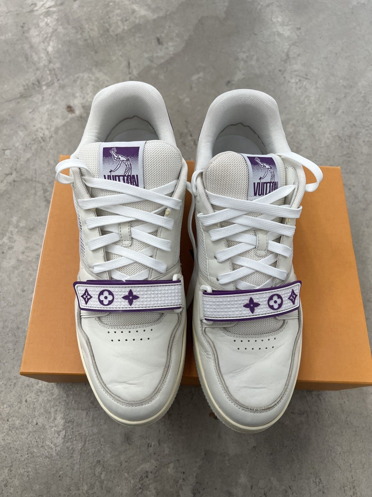 Louis Vuitton Louis Vuitton LV Trainer 'Violet Mesh' Size US 10 / EU 43 - 1 Thumbnail