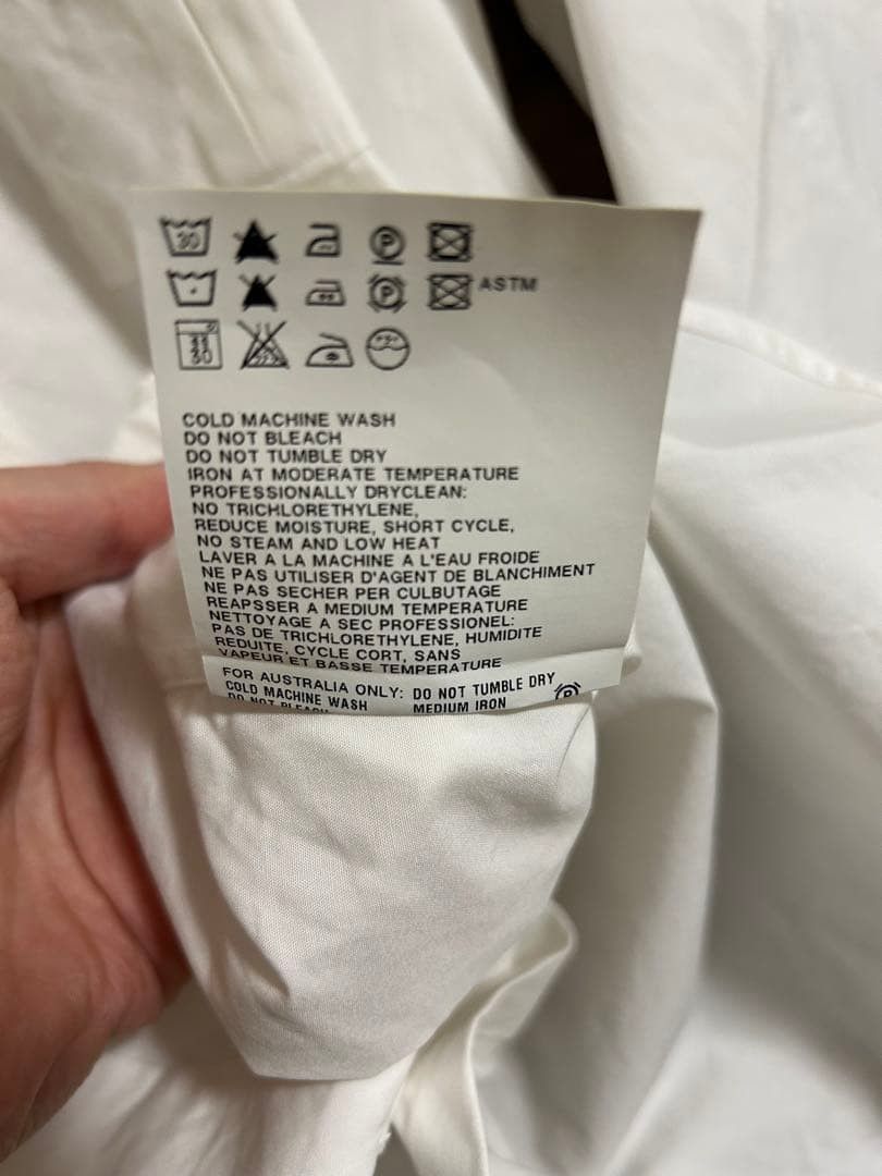 Jil Sander Jil Sander White Shirt 2008-2010 Raf Simons Era Size US S / EU 44-46 / 1 - 7 Thumbnail