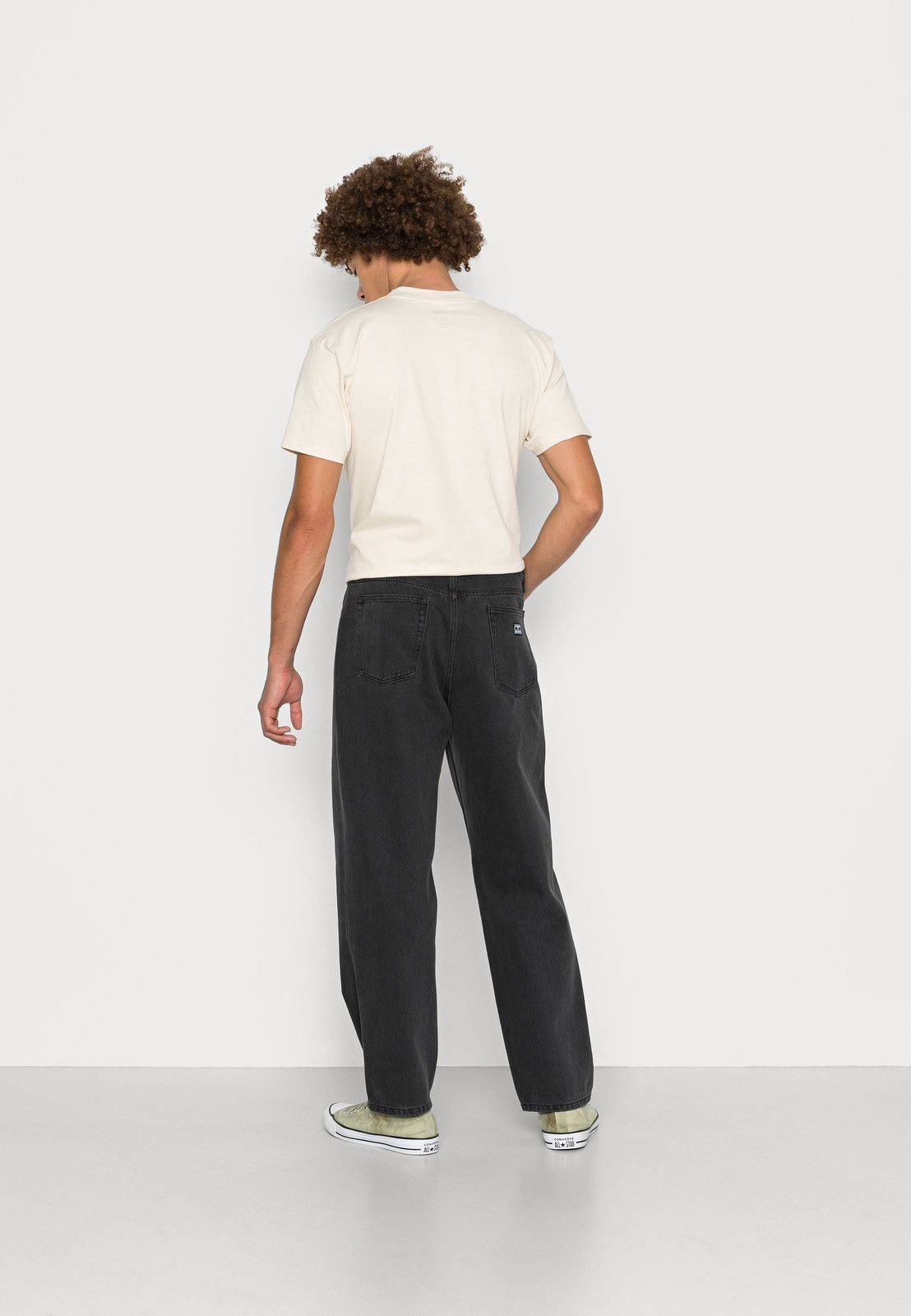 Acne Studios !DS! SS23 Obey Black Washed Loose Leg Denim Work Pants Size US 32 / EU 48 - 4 Thumbnail
