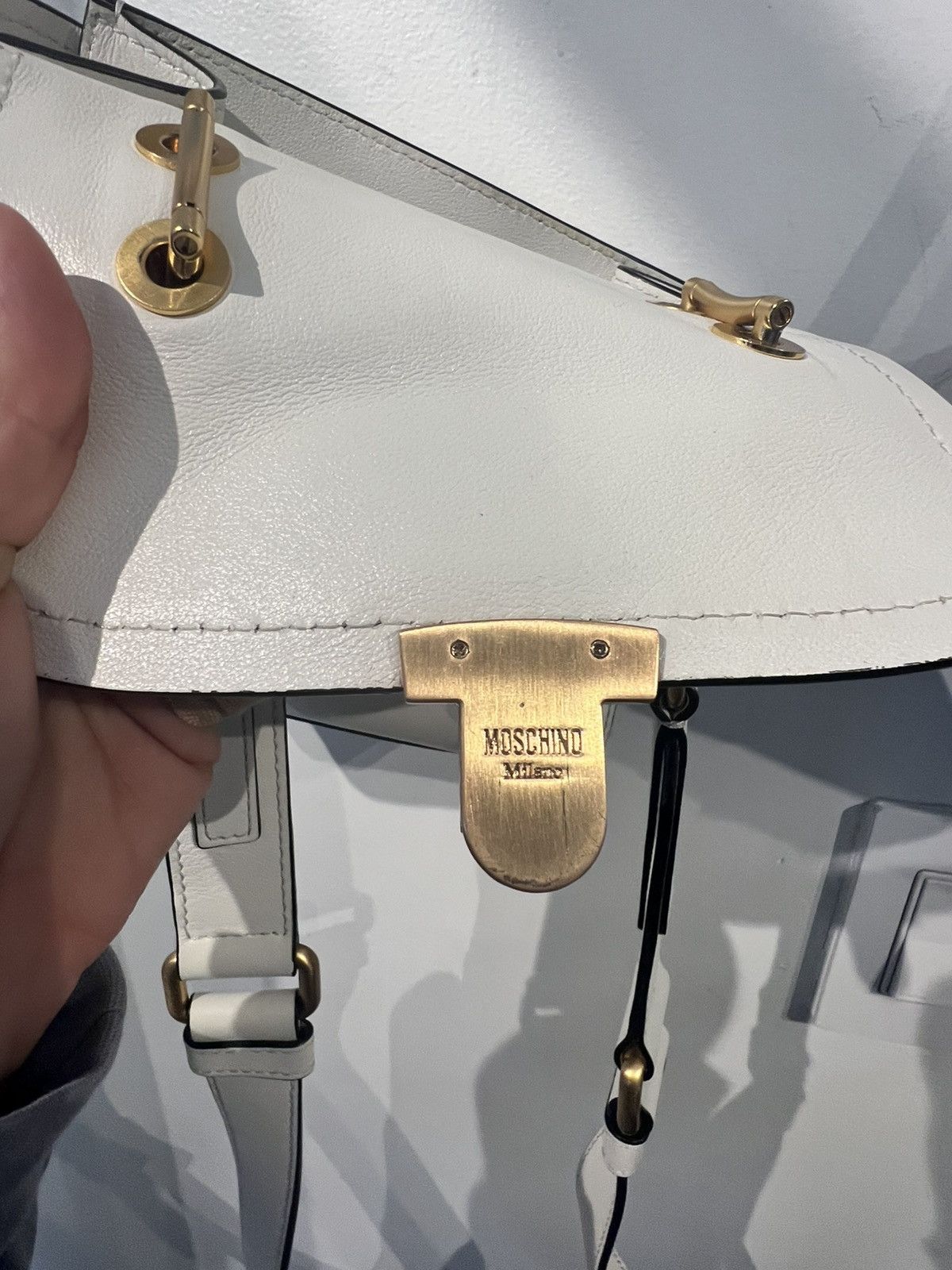 Moschino Rare Moschino Teddy Hidden Lock Two Way Bag ~ Authentic Size ONE SIZE - 9 Thumbnail