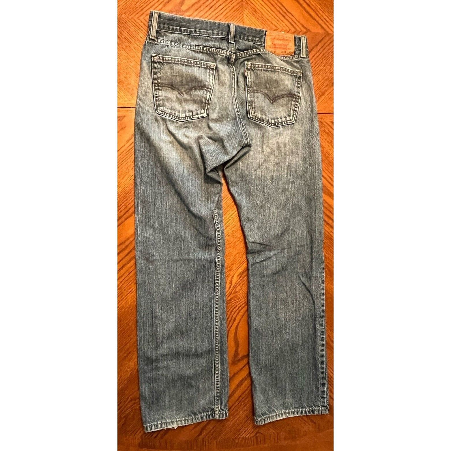 Levi's levis 514 jeans 34x32 pants blue denim cotton Size US 34 / EU 50 - 6 Thumbnail