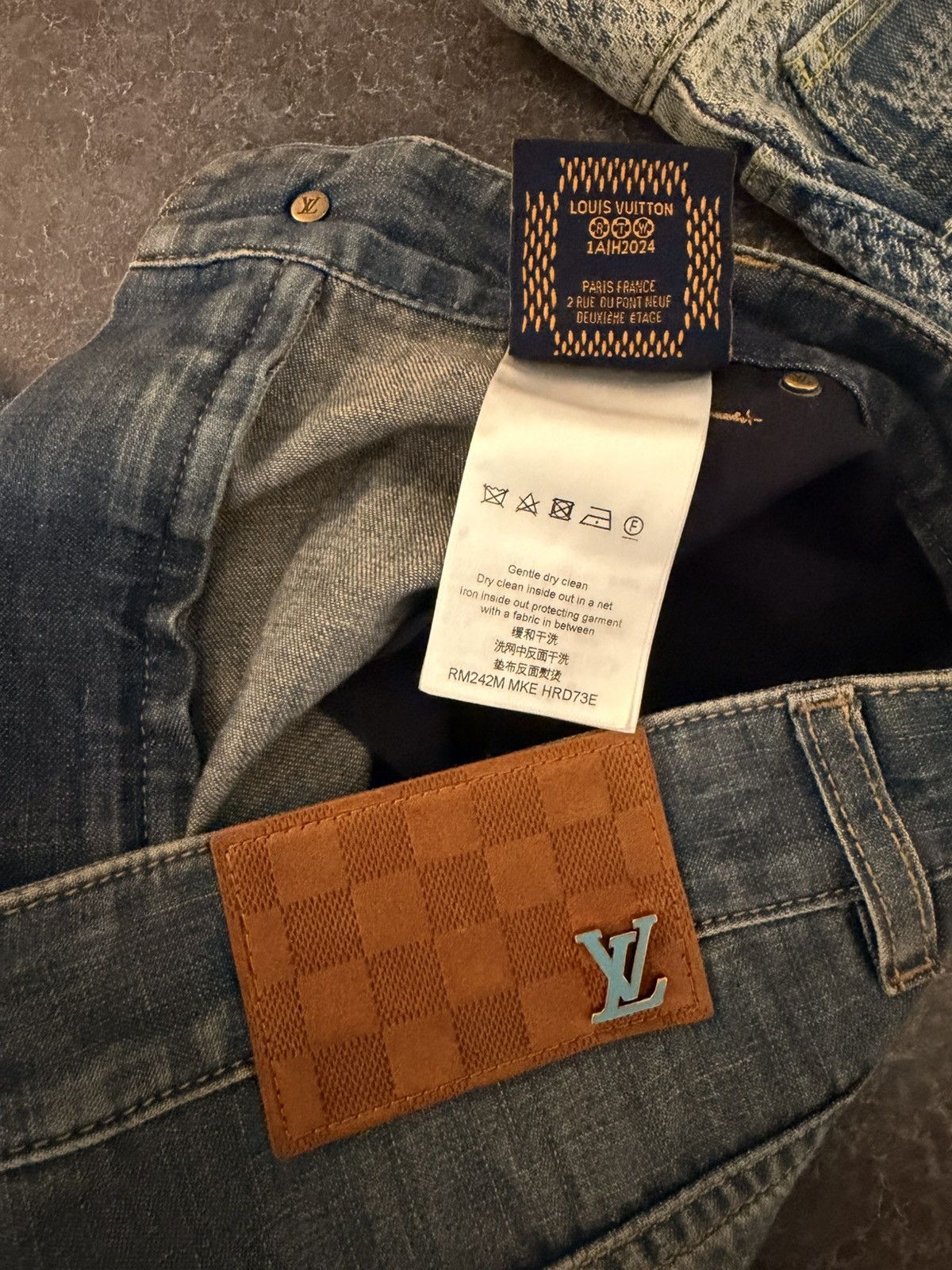 Louis Vuitton LV Chambray Flared Pants Size US 30 / EU 46 - 8 Thumbnail