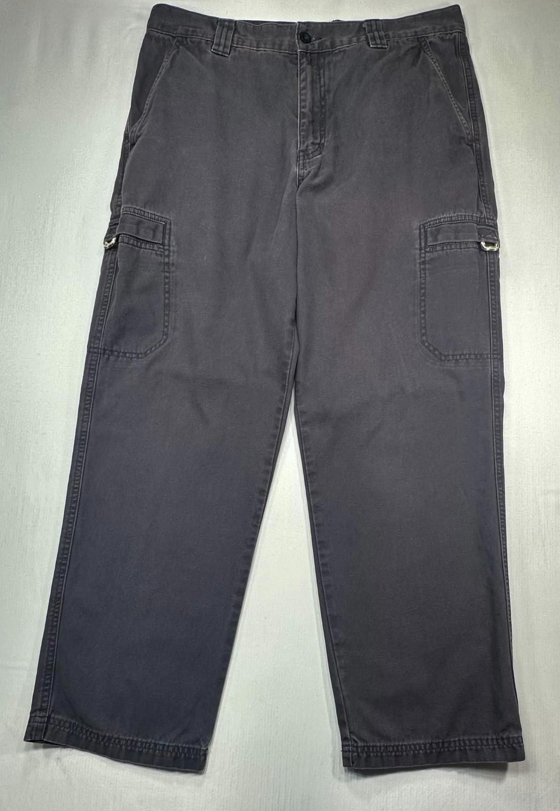 L.L. Bean LL Bean Flat Front Straight Leg Cargo Pants Gray 34/30 Size US 34 / EU 50 - 1 Thumbnail