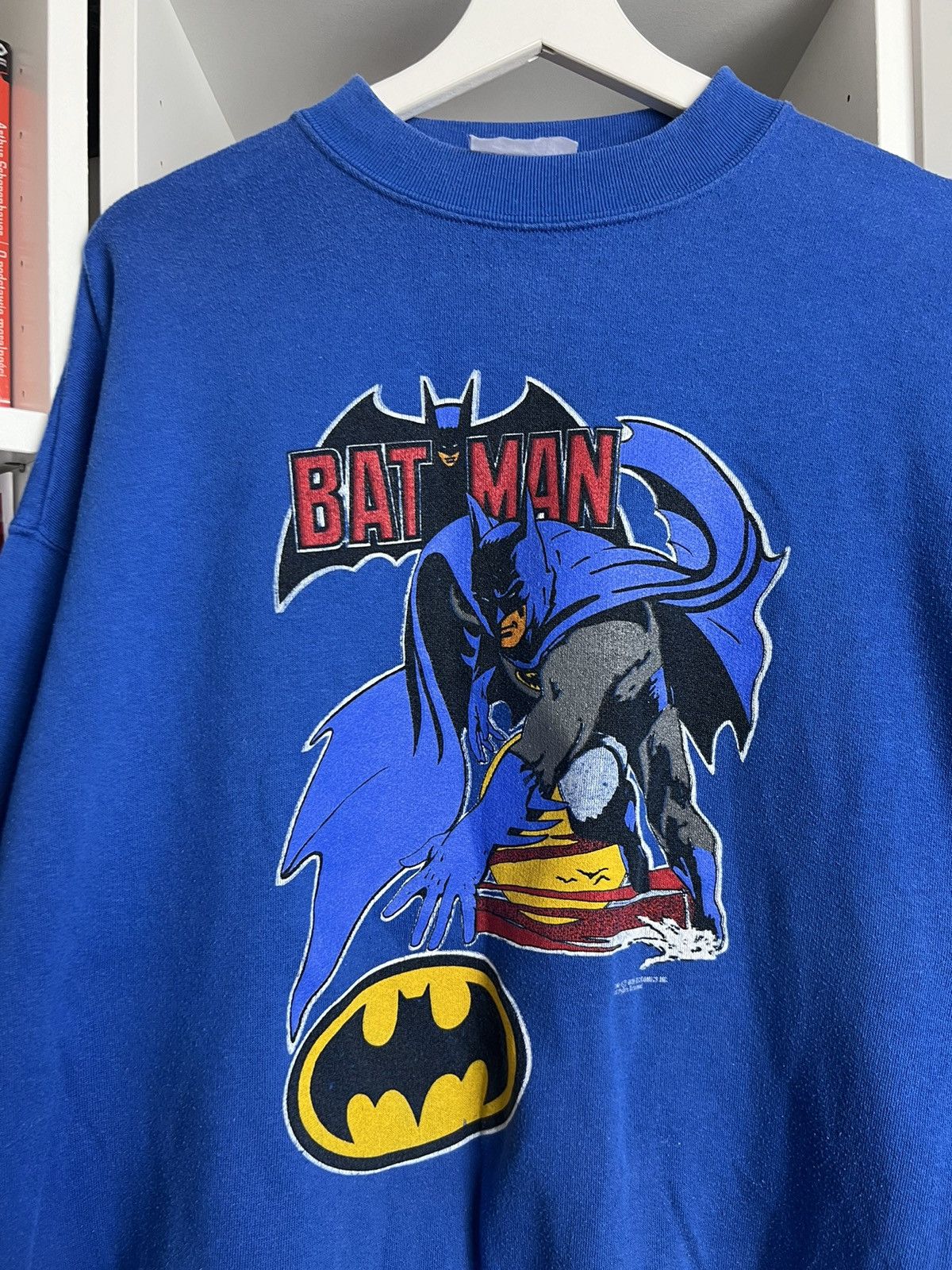 DC Comics × Vintage Vintage 1986 Batman Dc Comics promo sweatshirt XL 90s boxy Size US XL / EU 56 / 4 - 5 Thumbnail