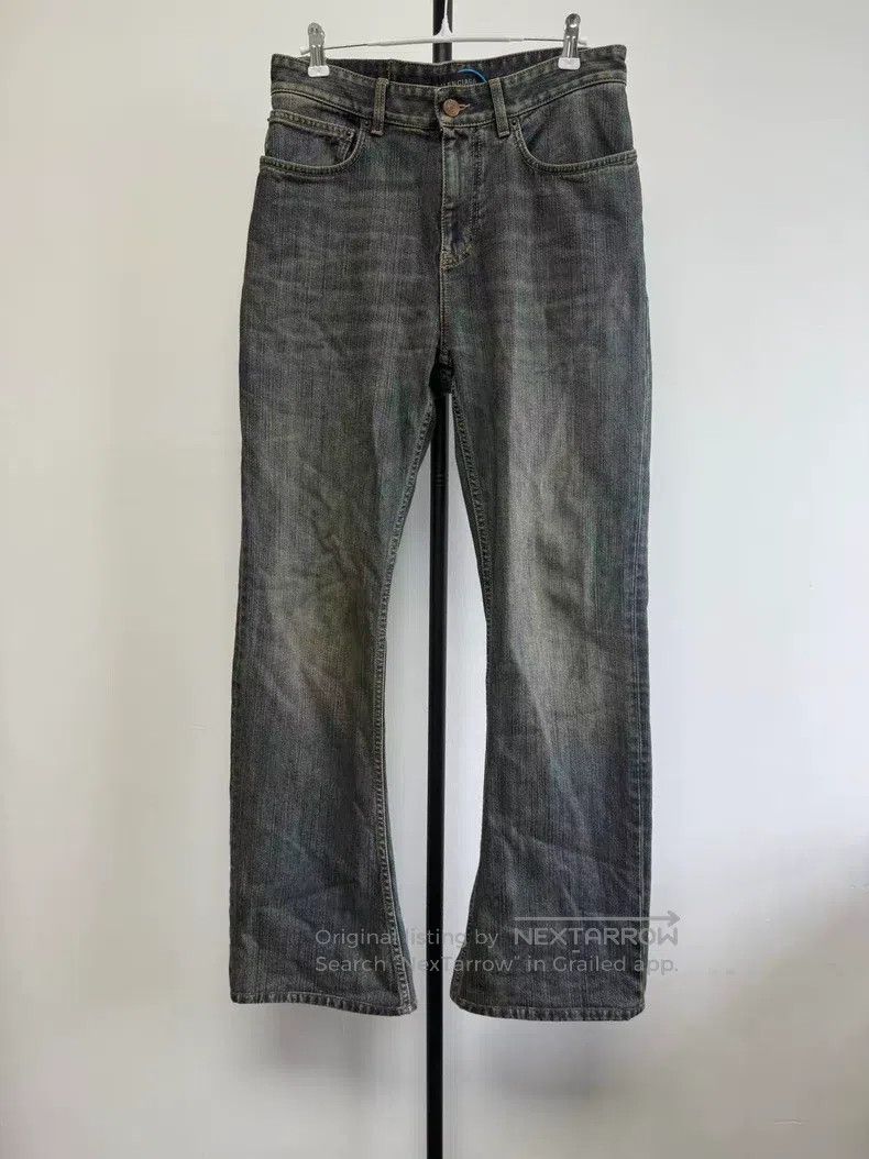 Balenciaga Balenciaga size S Logo denim pants Size US 27 - 1 Thumbnail