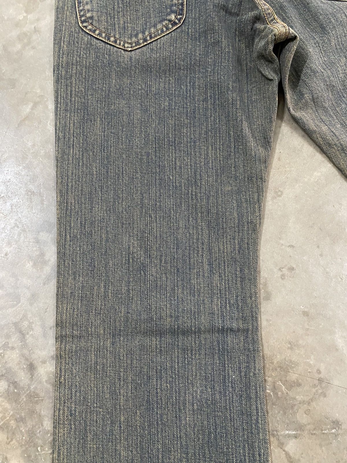 Tornado Mart Flare Jeans Vintage Lee Mud Rusty Denim @303 Size US 27 - 10 Thumbnail