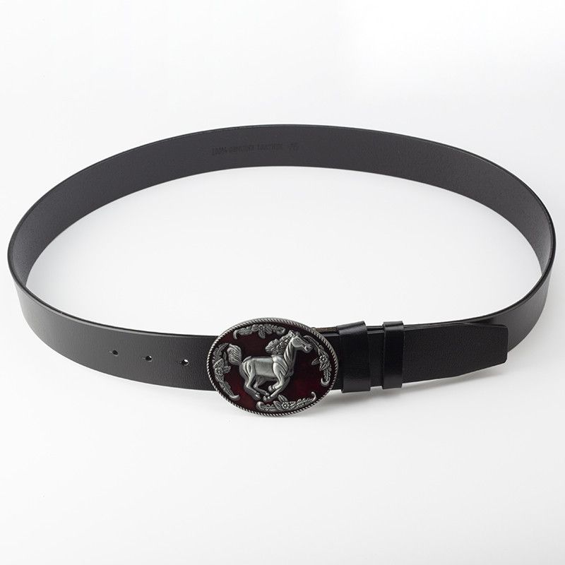 Designer Modern Vintage Belt Riveted Belts Menswear Accessories Size ONE SIZE - 4 Thumbnail