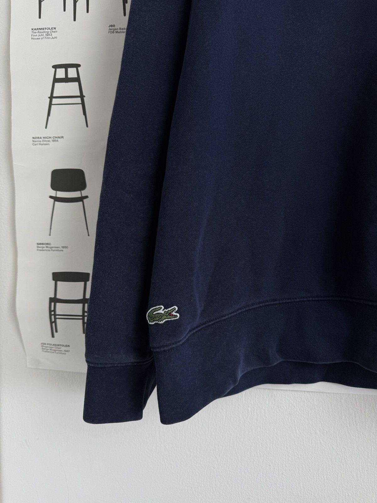 Designer × Lacoste Lacoste embroidered logo hoodie XXL designer luxury old money Size US XXL / EU 58 / 5 - 4 Thumbnail