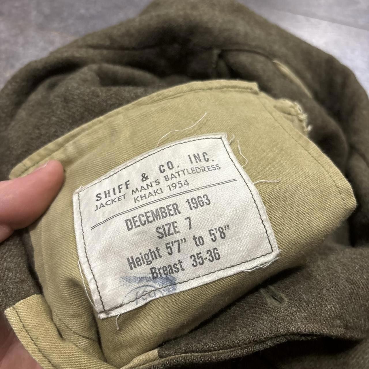 Designer Vintage shiff & co inc mens battle dress military jacket 60s Size US S / EU 44-46 / 1 - 7 Thumbnail