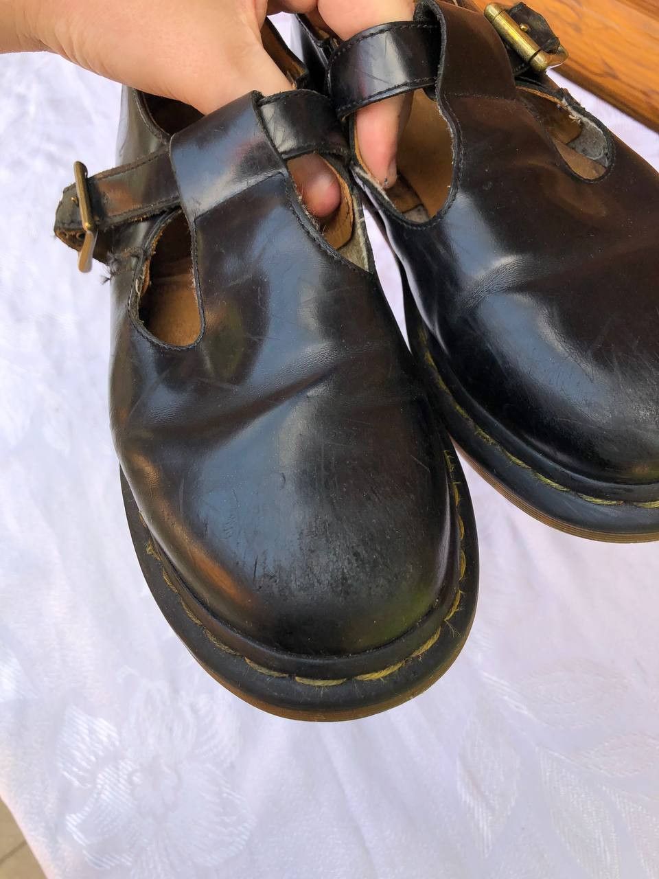 Dr. Martens × Leather × Vintage Dr. Martens Leather Sandals Size US 6.5 / EU 39-40 - 6 Thumbnail