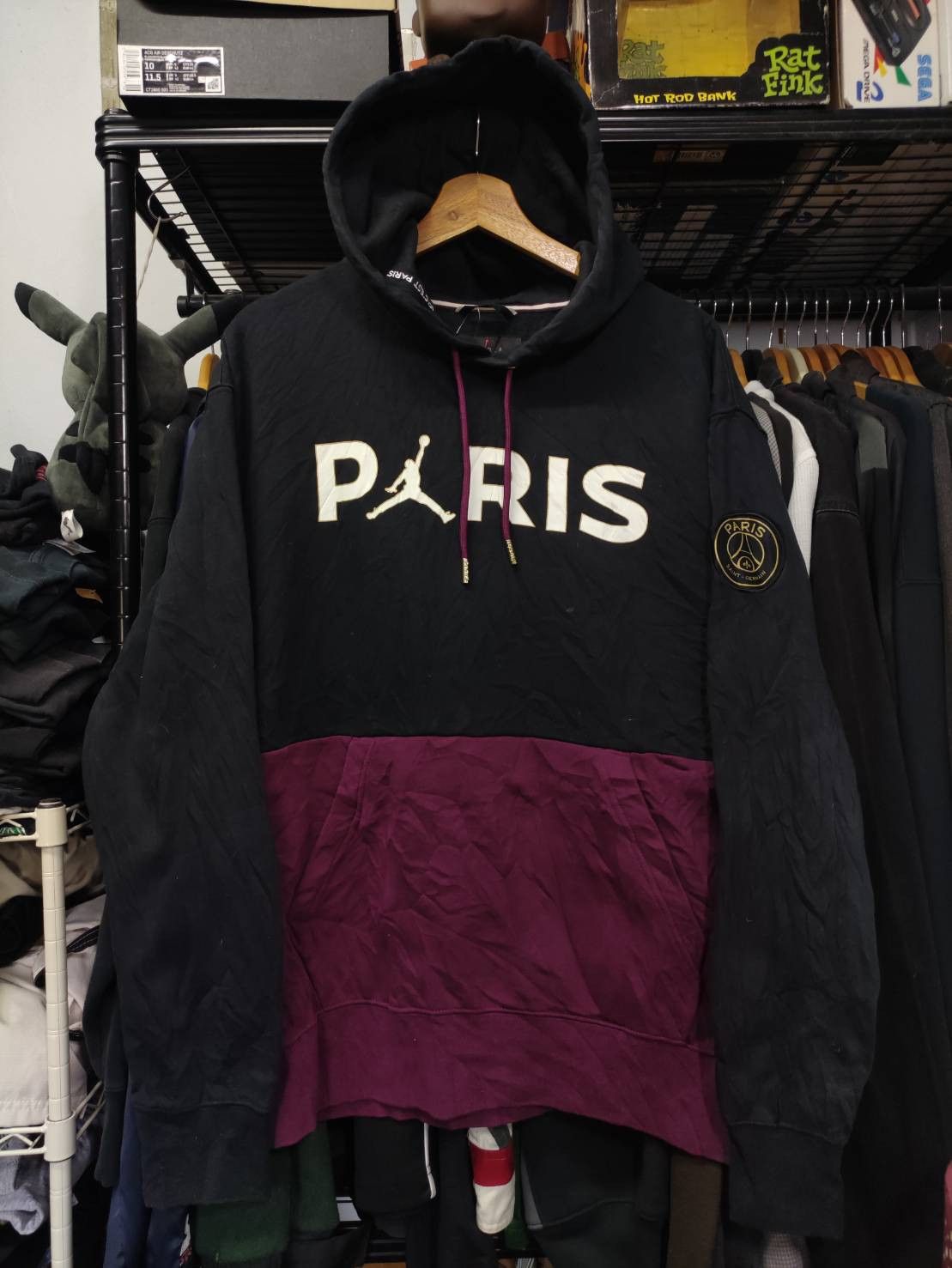 Jordan Brand Jordan x PSG Paris Saint Germain Fleece Pullover Hoodie Size US M / EU 48-50 / 2 - 1 Thumbnail