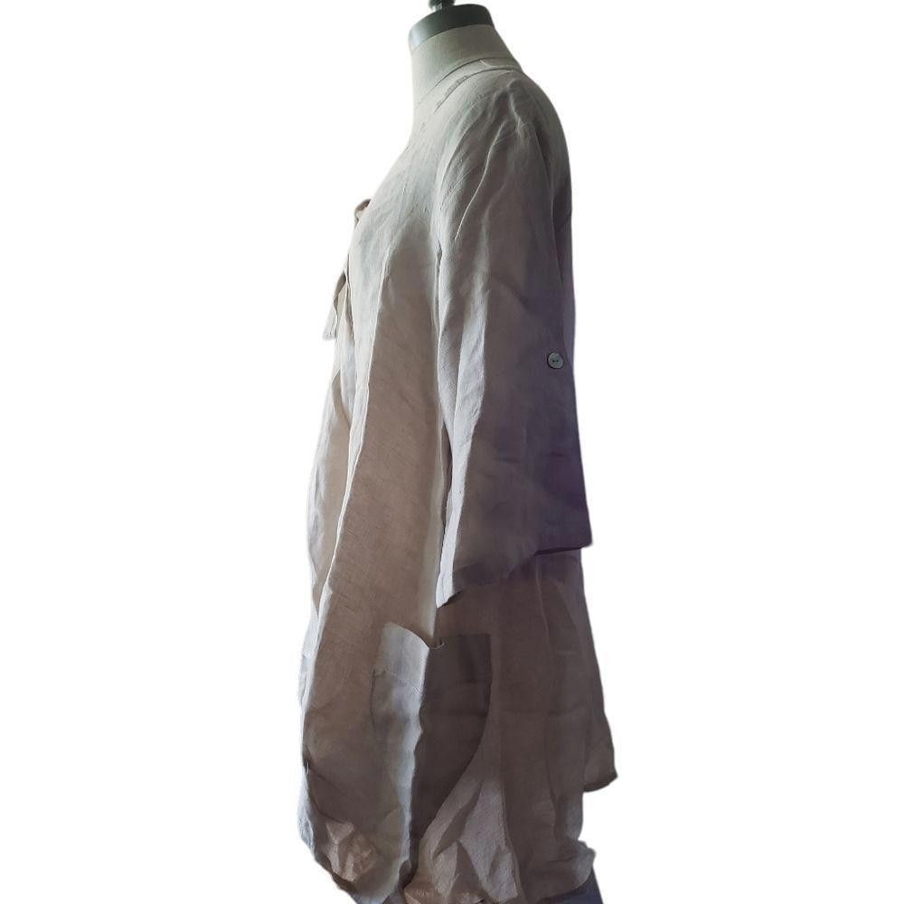 Designer CT1101a NT by Amati Ladies Beige Tunic Size M / US 6-8 / IT 42-44 - 3 Thumbnail