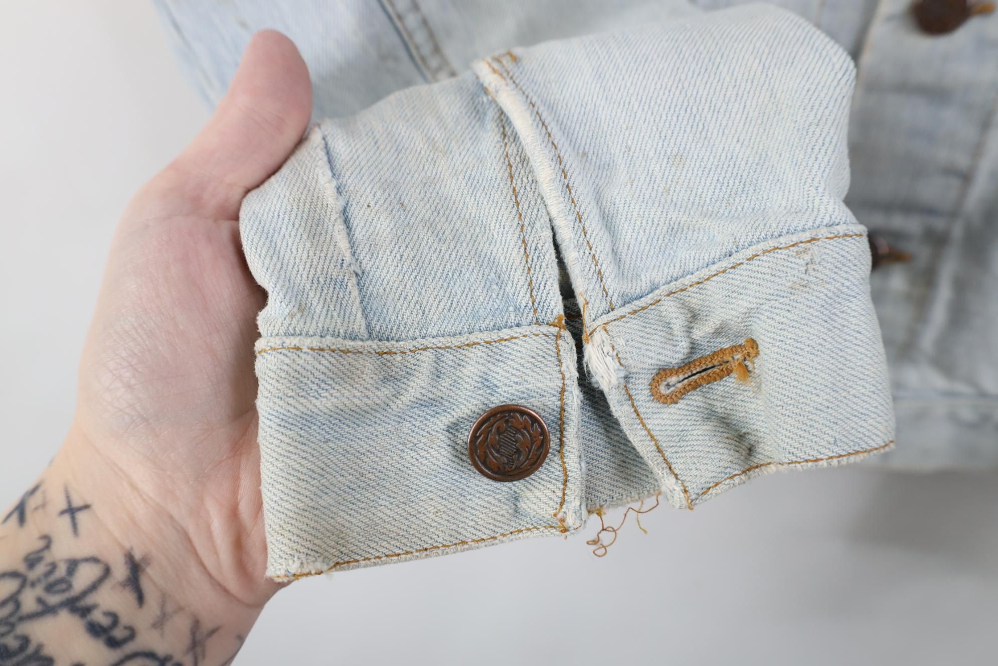 Vintage Vintage 70s Streetwear Denim Jean Trucker Jacket Blue USA Size US M / EU 48-50 / 2 - 7 Thumbnail