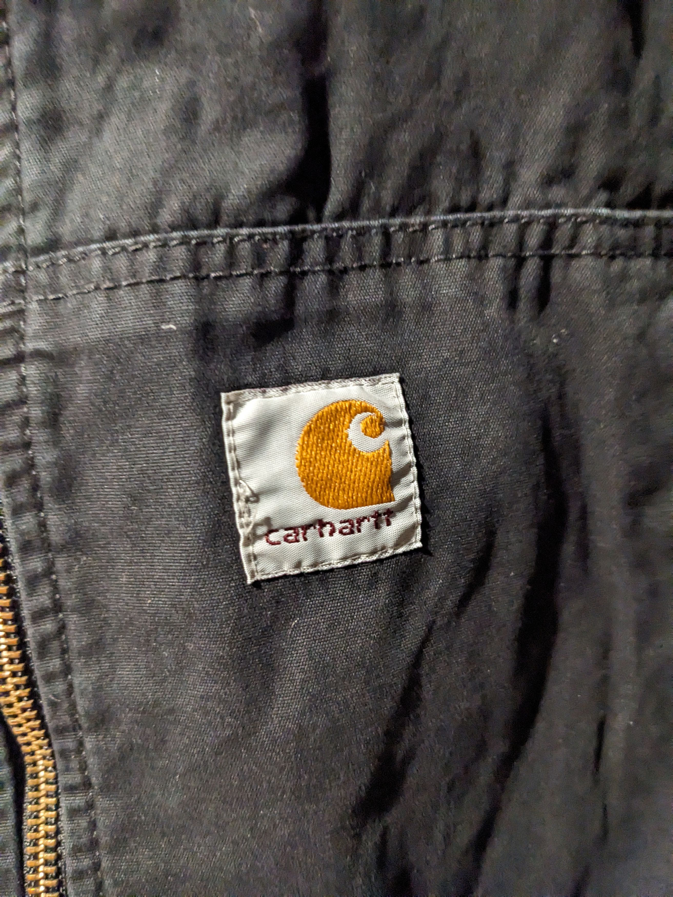 Carhartt × Vintage Vintage Carhartt J298 BLK Regular Canvas Active Jacket Size US XXL / EU 58 / 5 - 2 Thumbnail