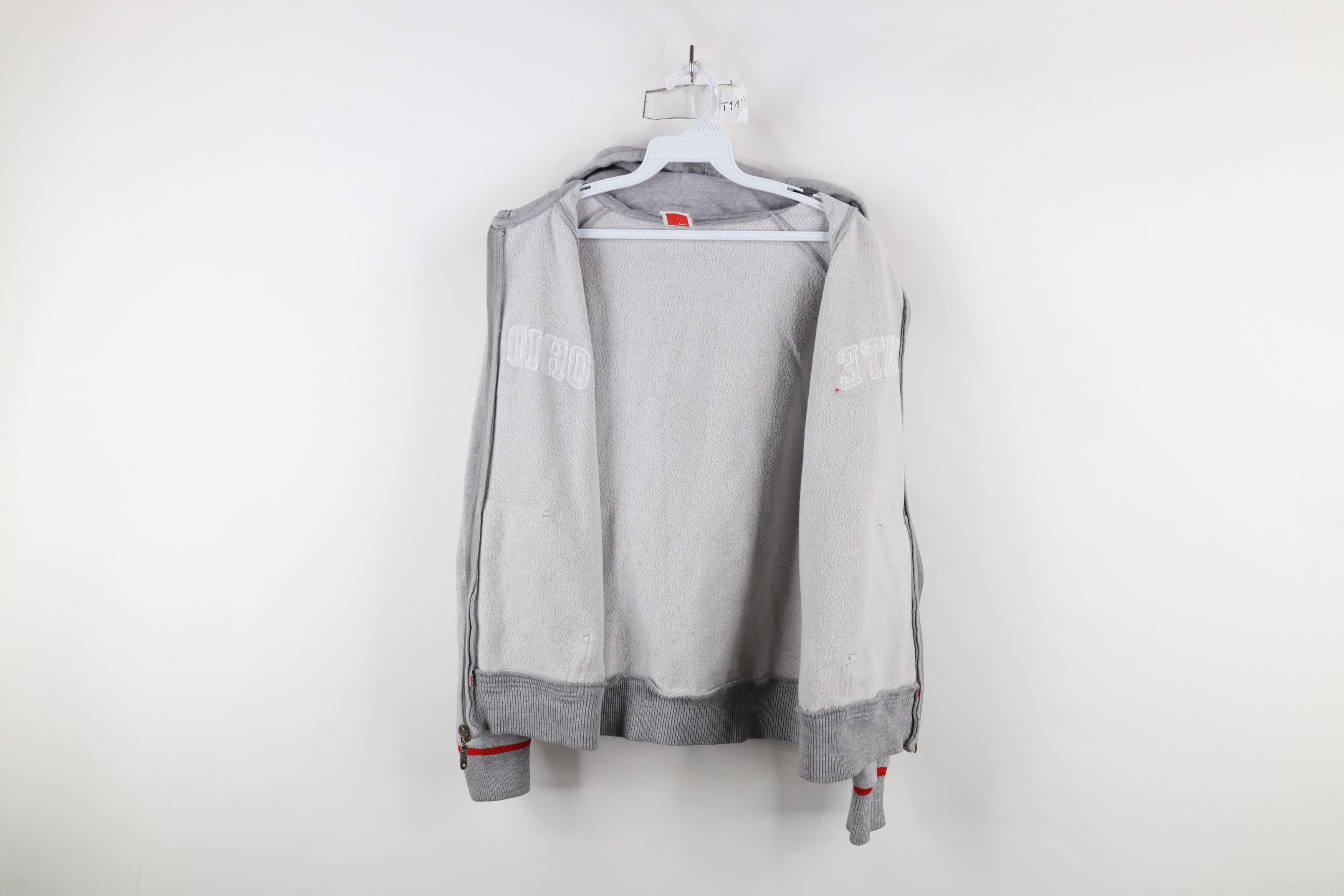 Nike × Vintage Vintage Nike Scott Mini Swoosh Ohio State University Hoodie Size XL / US 12-14 / IT 48-50 - 10 Thumbnail