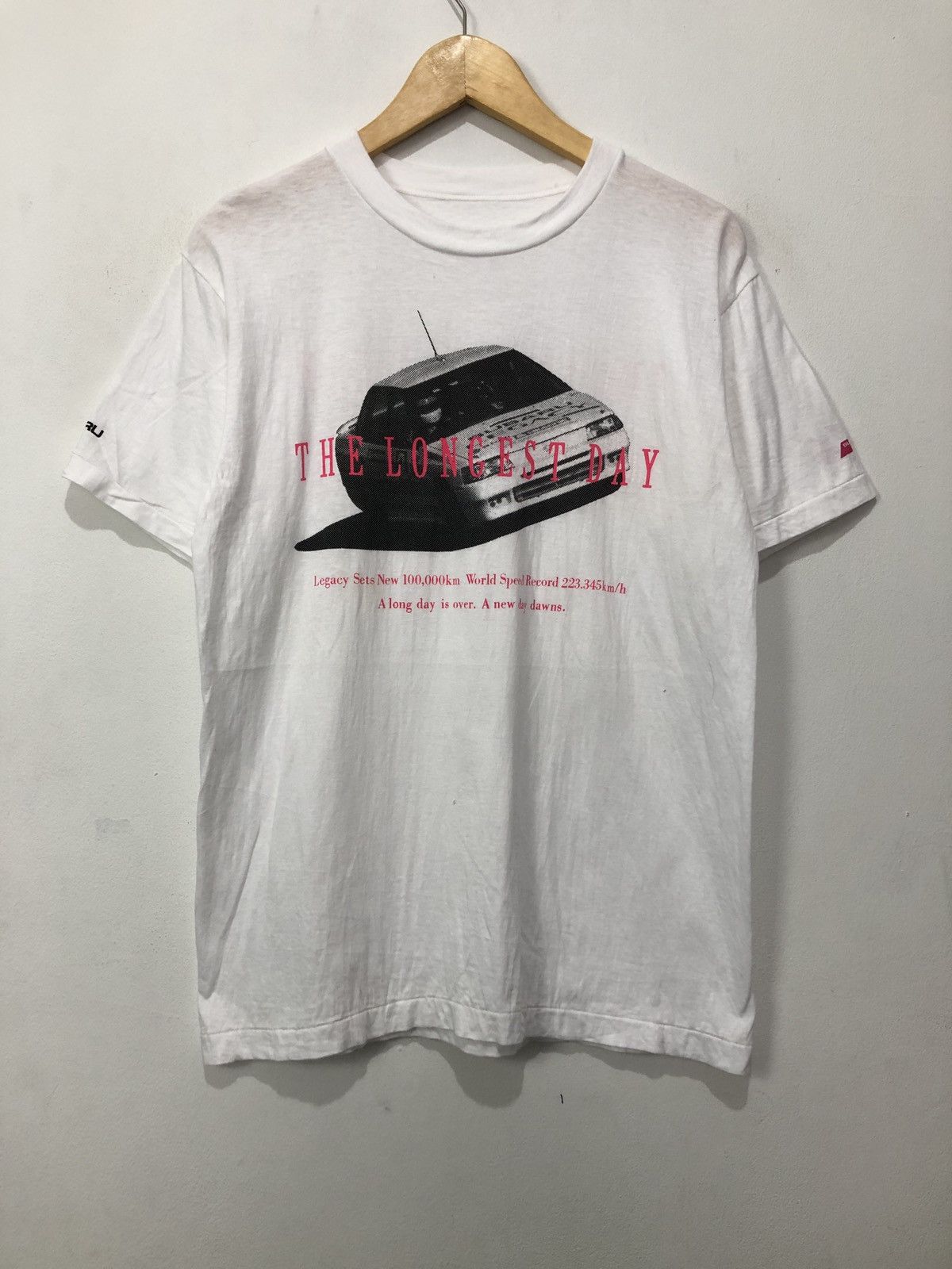 image of Racing x Vintage 90's Subaru T-Shirt in White, Men's (Size Medium)