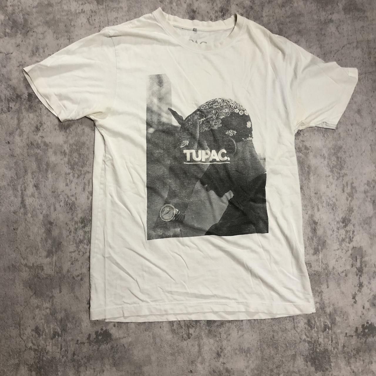 Other White vintage Tupac graphic tee #retro Size US L / EU 52-54 / 3 - 1 Thumbnail