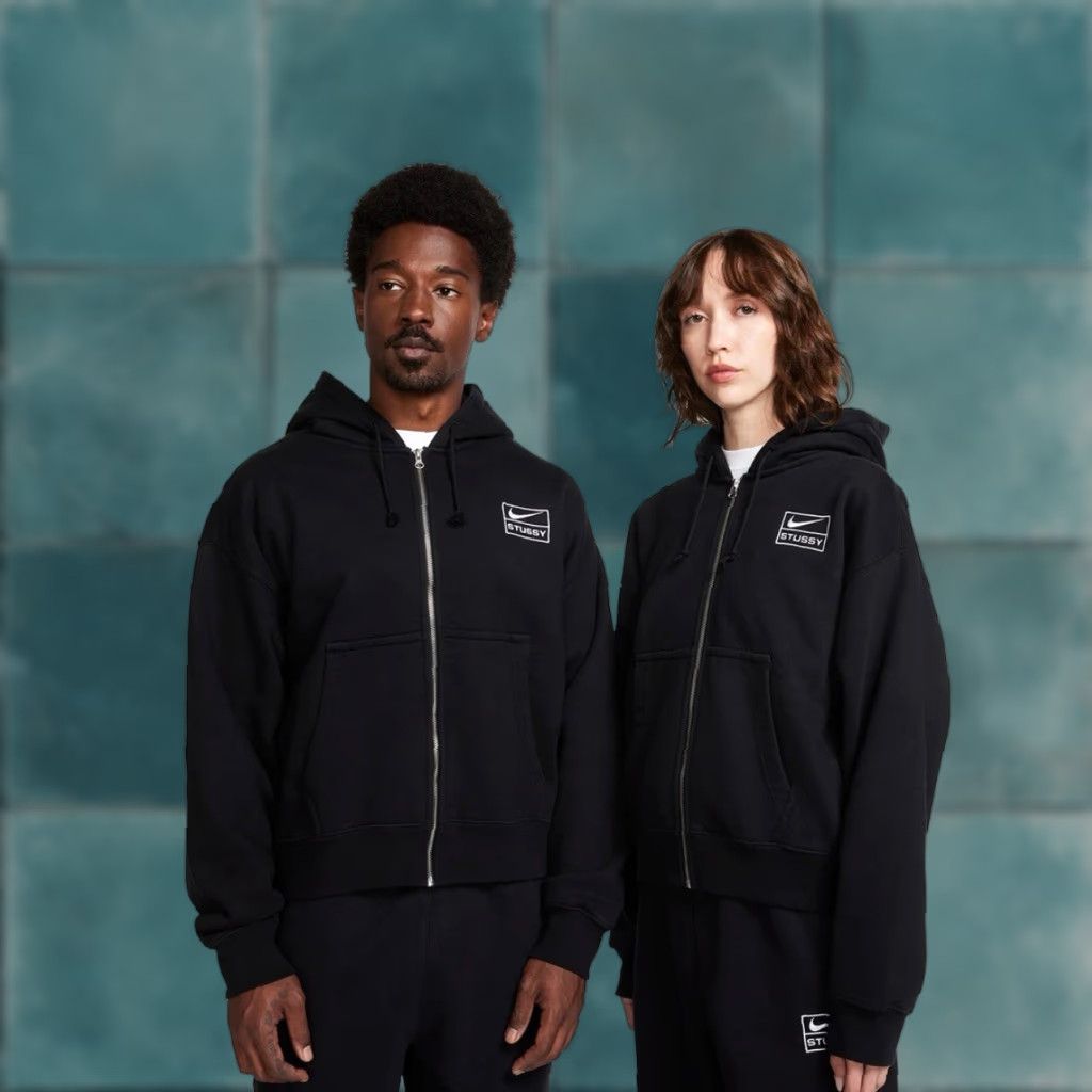 Nike × Stussy Stussy x Nike Stone Washed Fleece Zip Hoodie | Grailed