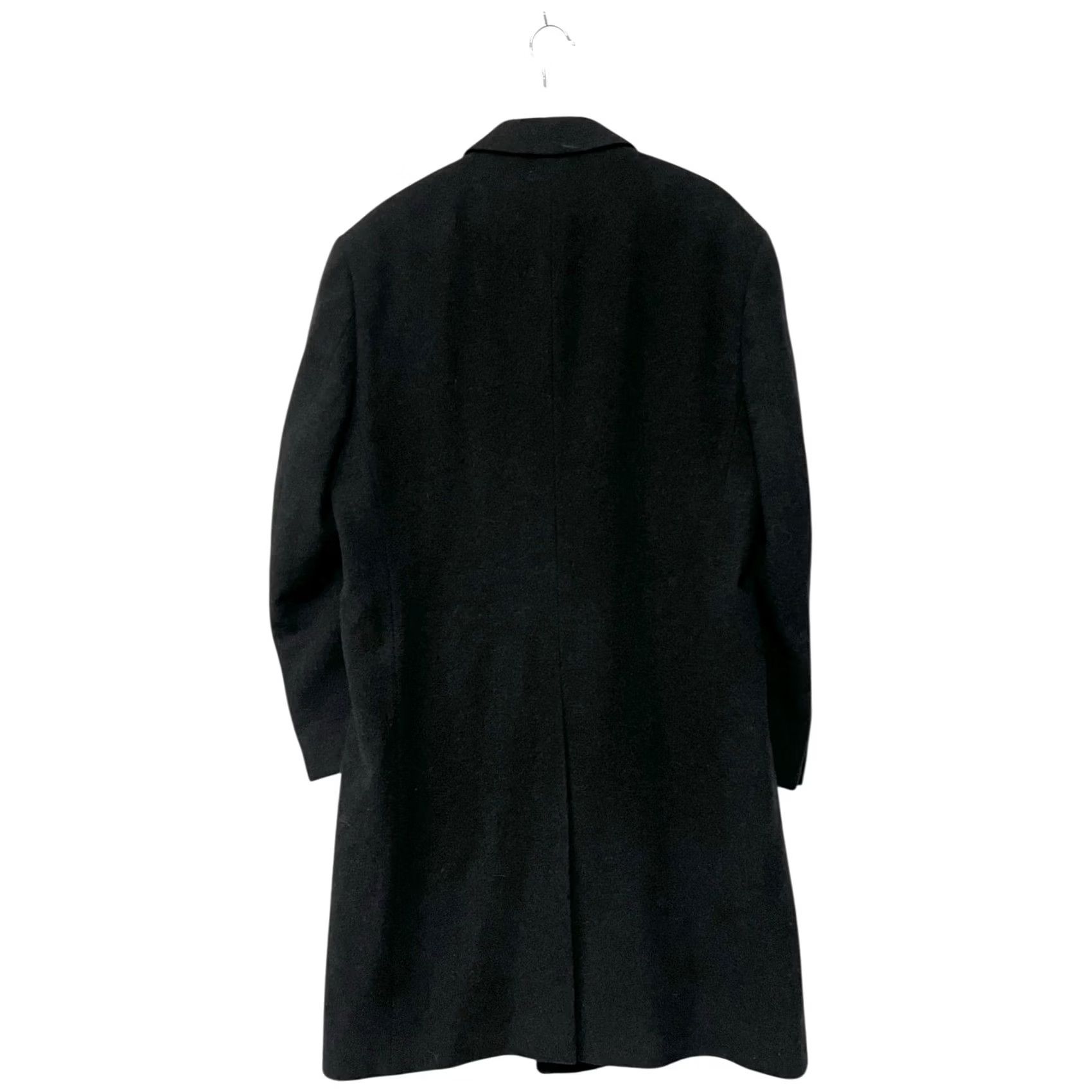 Jos. A. Bank Jos A Bank Topcoat Overcoat Coat Mens 42R Wool Dark Gray 3 Button Flannel Size US XS / EU 42 / 0 - 6 Thumbnail